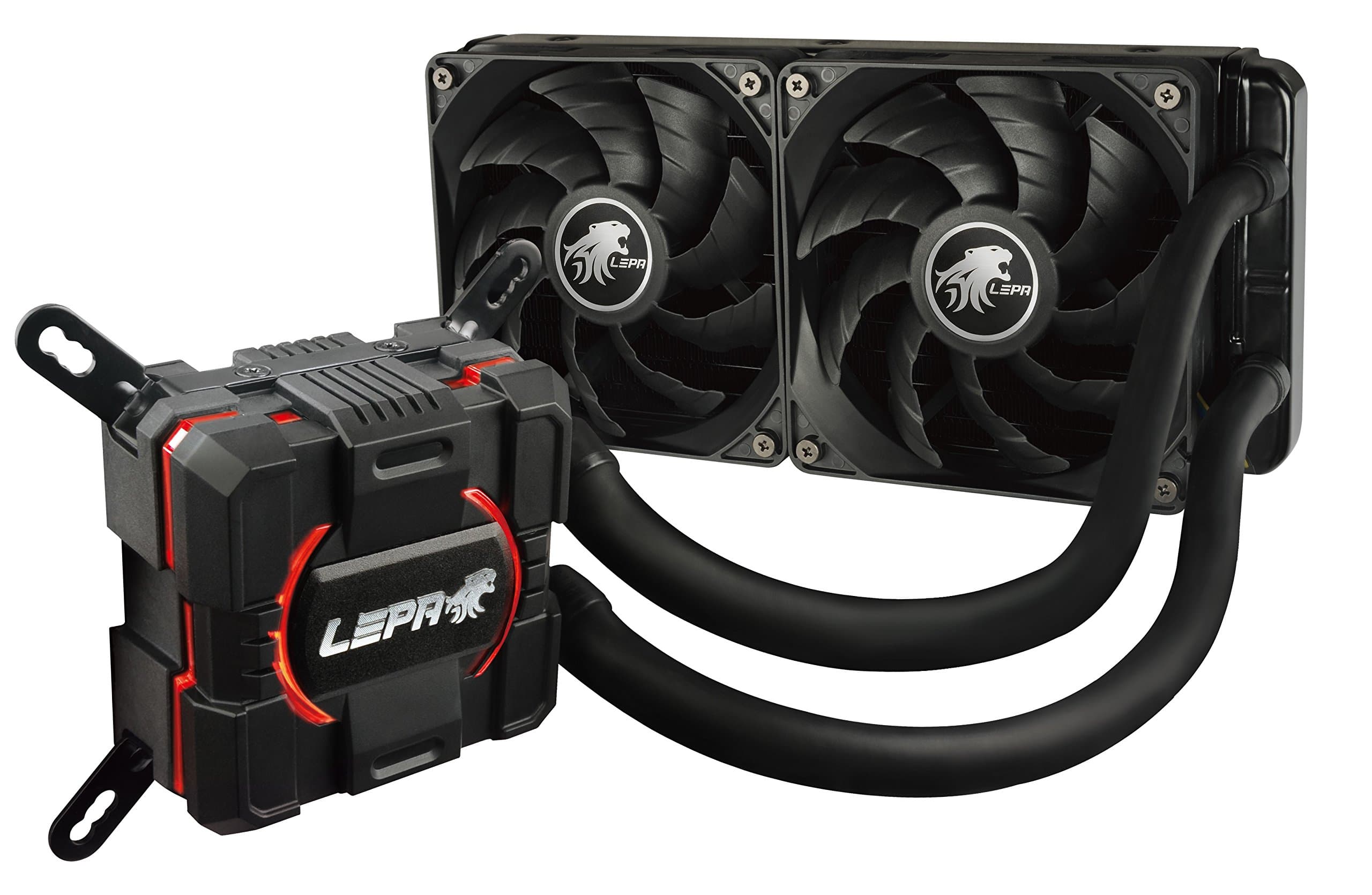 LEPA AquaChanger 240mm Intel/AMD High Performance Liquid CPU Cooler, LPWAC240-HF