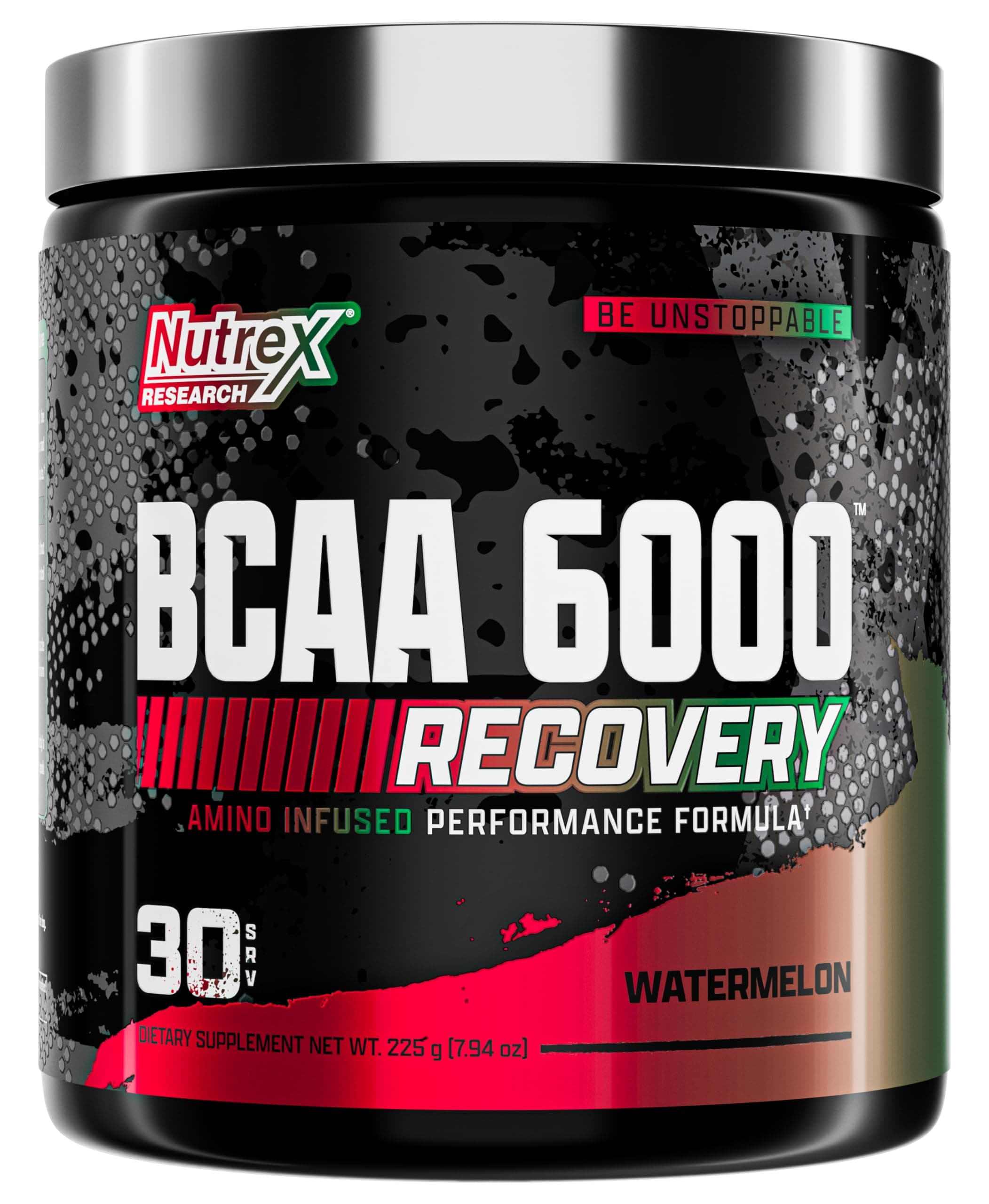BCAA Powder 6000 Amino Acid - 6 Grams of BCAAs Amino Acids Supplement for Post Workout Recovery & Muscle Growth - Amino Energy Workout Recovery Drink (Watermelon - 30 Servings)