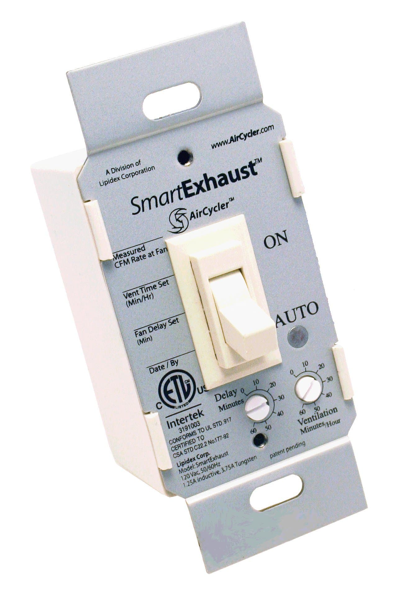 AirCycler SmartExhaust Toggle Switch, Almond - SE1-A