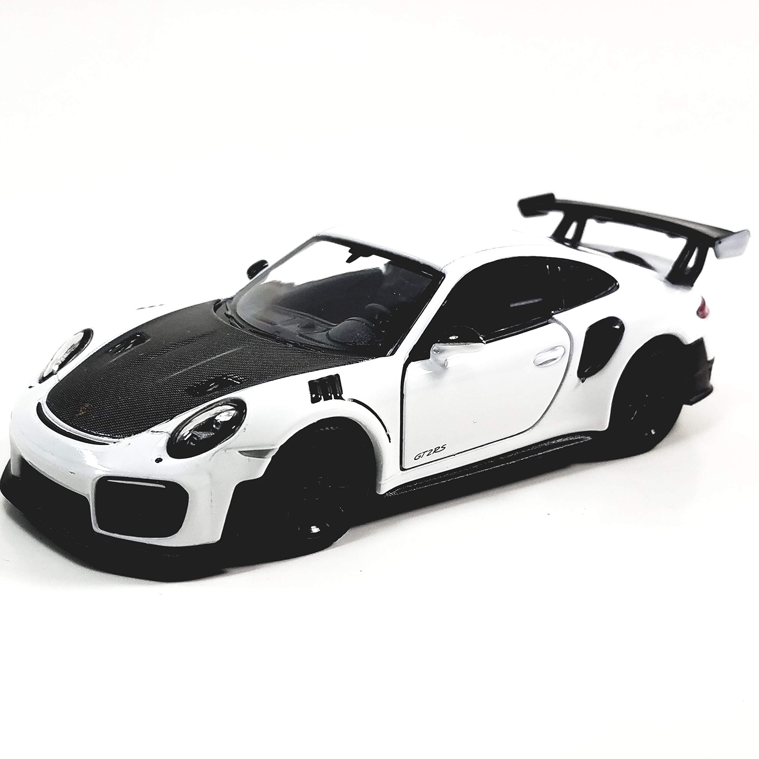 KiNSMART - 2010 Porsche 911 GT2 RS 1:36 Scale 5" Die Cast Metal Model Toy Sports Car Toy (White)