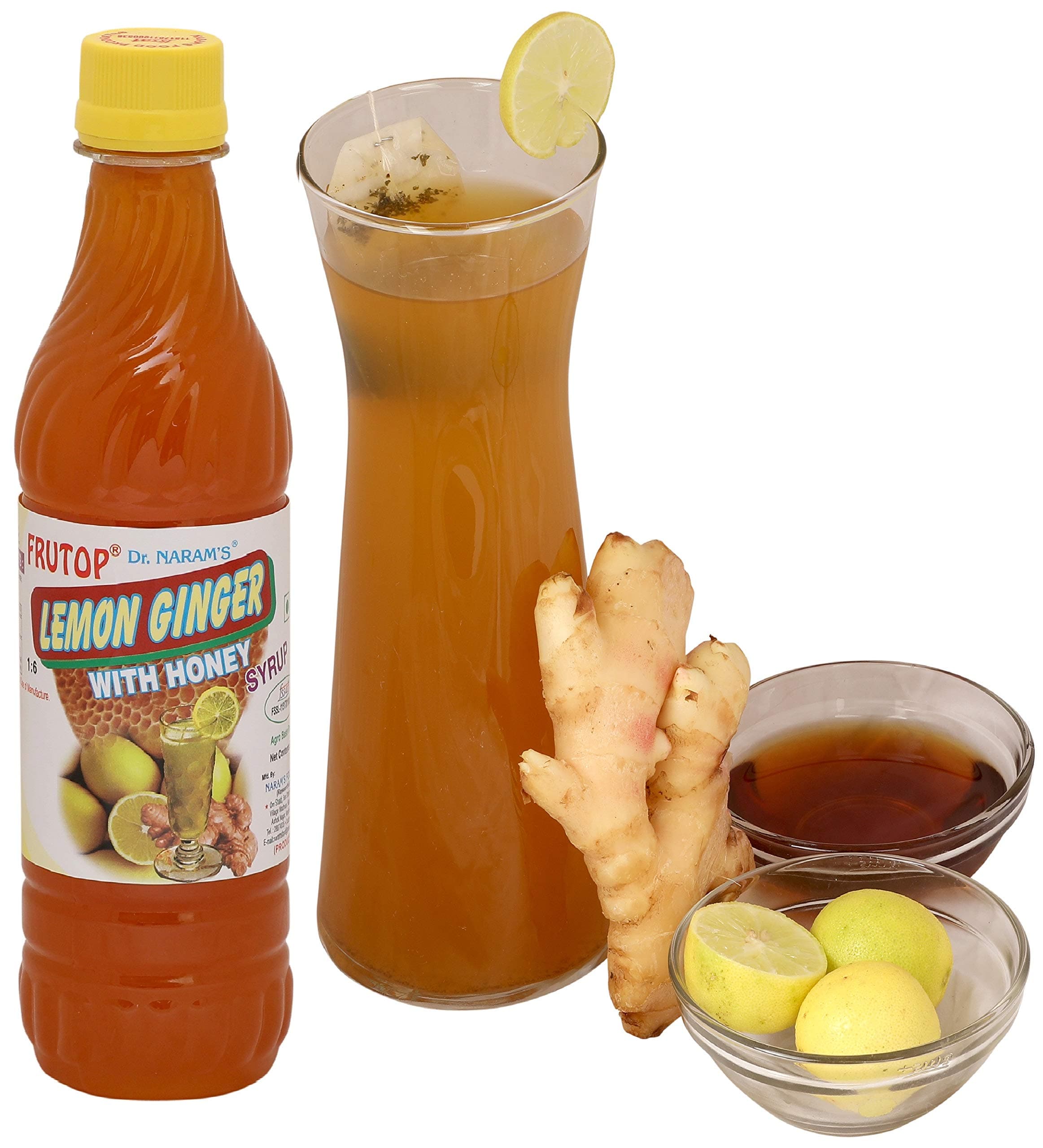 Lemon Ginger with Honey Syrup 500g with Real Lemon and Ginger Juice and Real Honey