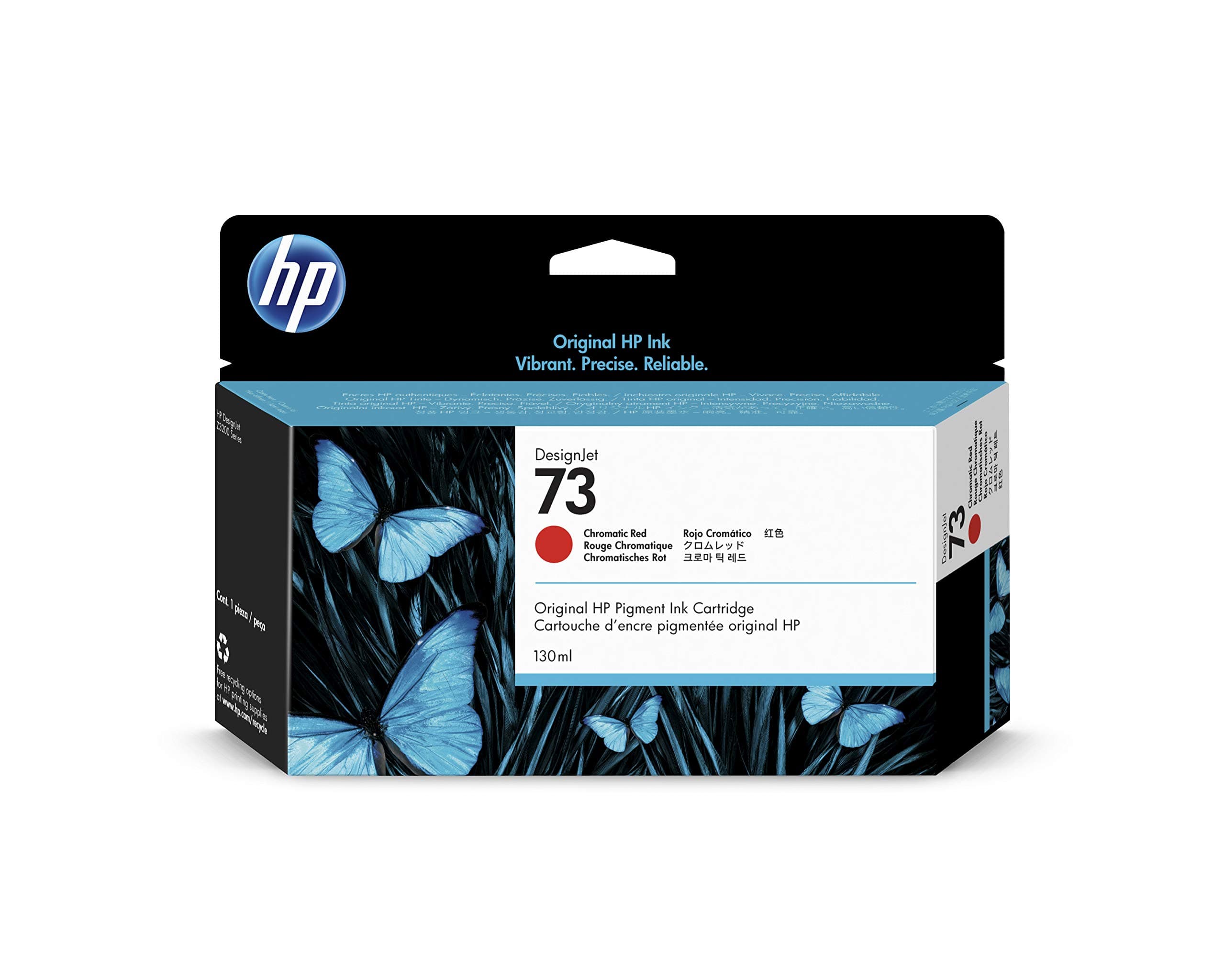 Hp (Hewlett Packard) Original Cd951A Hp 73 130-Ml Designjet Ink Cartridge, Chromatic Red