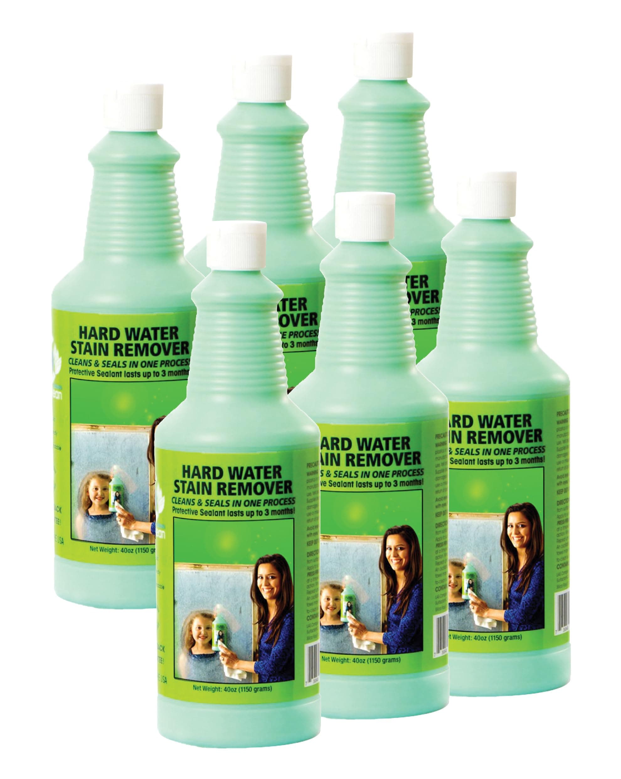 Bio Clean Hard Water Stain Remover 40 oz (3 Pack) | Bulk Value Eco-Friendly Cleaner, Removes Hard Water Stains, Soap Scum & Mineral Deposits, Safe for Families