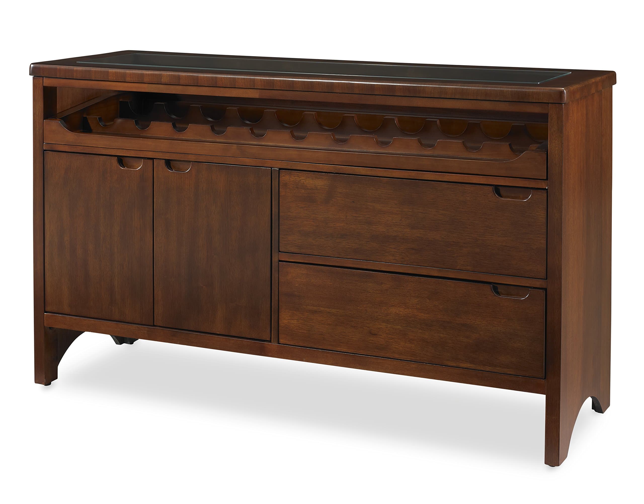 Manhattan Dining Server, Deep Walnut