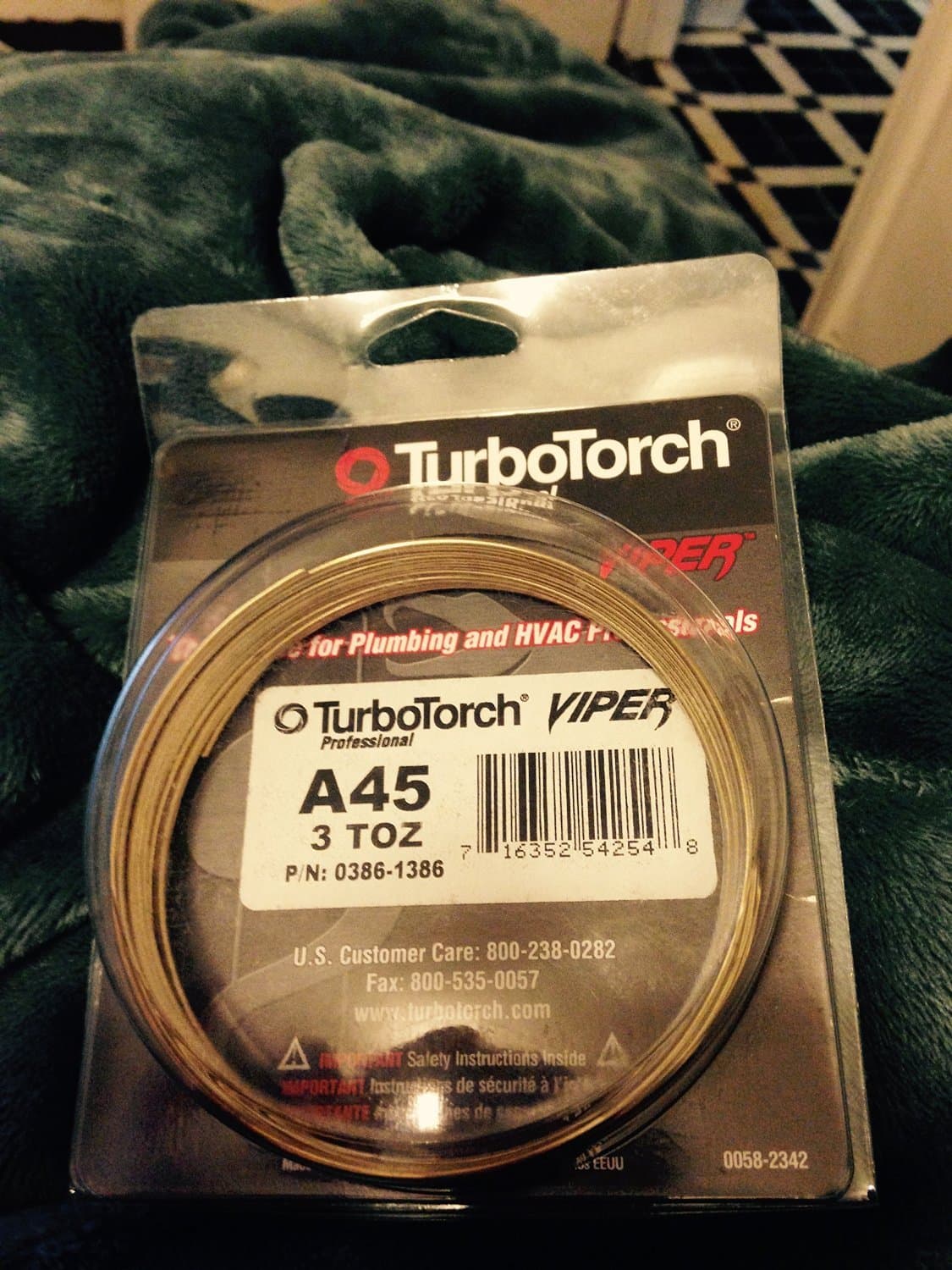 Viper High Silver Brazing Alloy 3 Ounces 45% silver