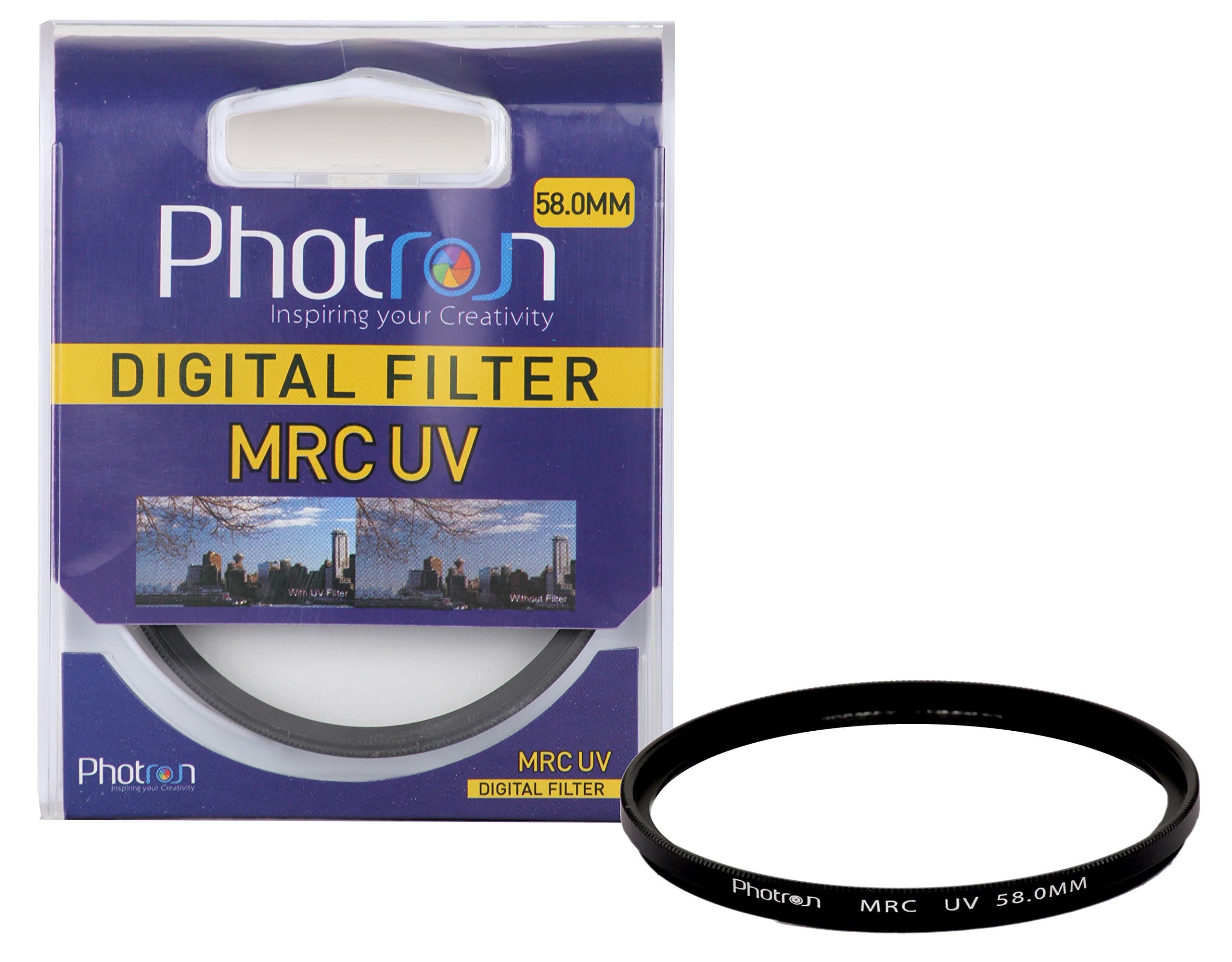 Photron 58mm MRC MC UV Digital Filter Multi Coated for Canon EOS DSLR Camera
