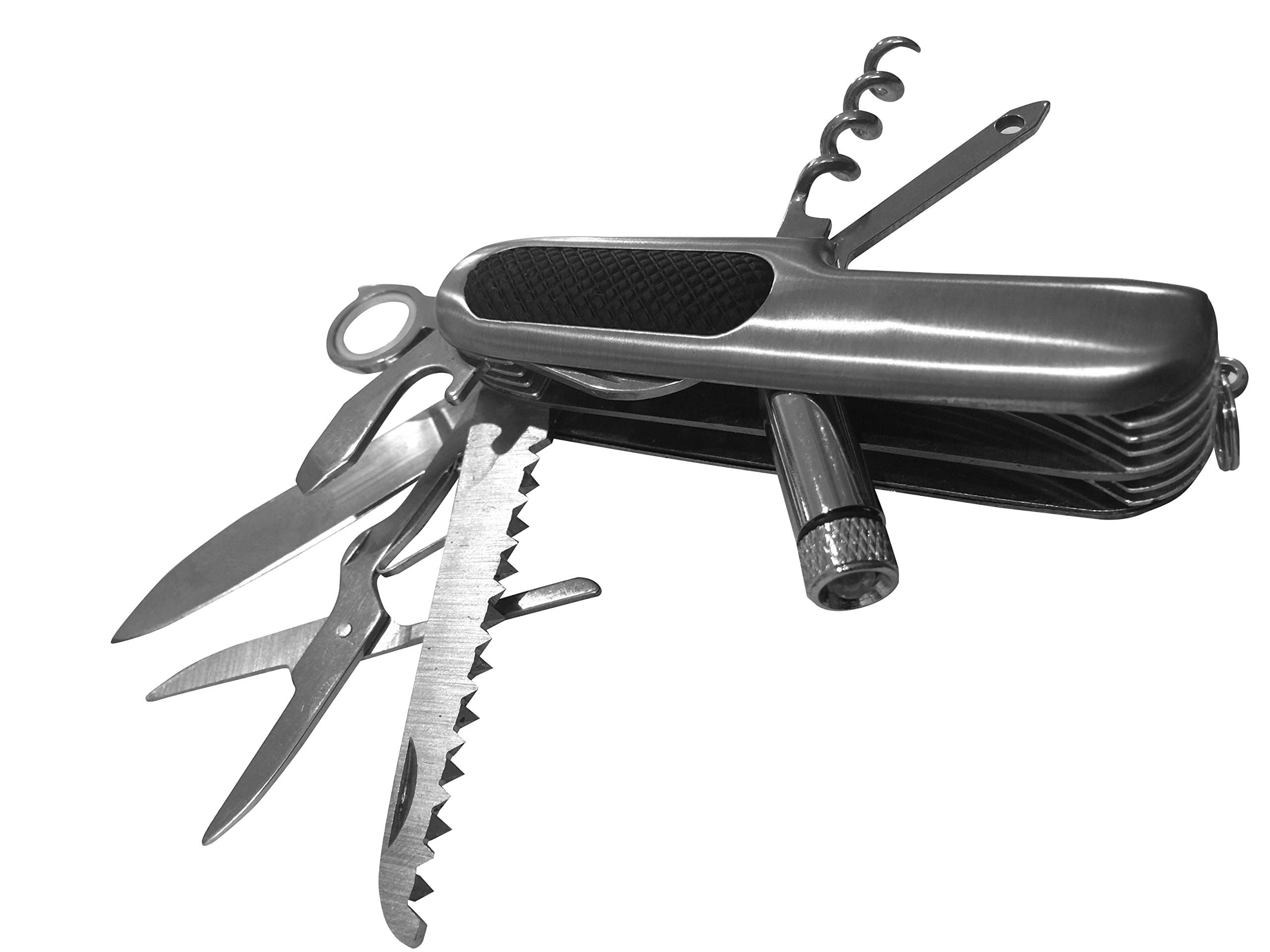 Best Multitool Swiss Army Pocket Knife and Folding Utility Knife for Hunting Camping Tactical. Boy Scout Pocket Knife to Use Outdoor Hiking Recruit. Winchester Sog Leatherman Handle Feel for All Heavy Duty Needs