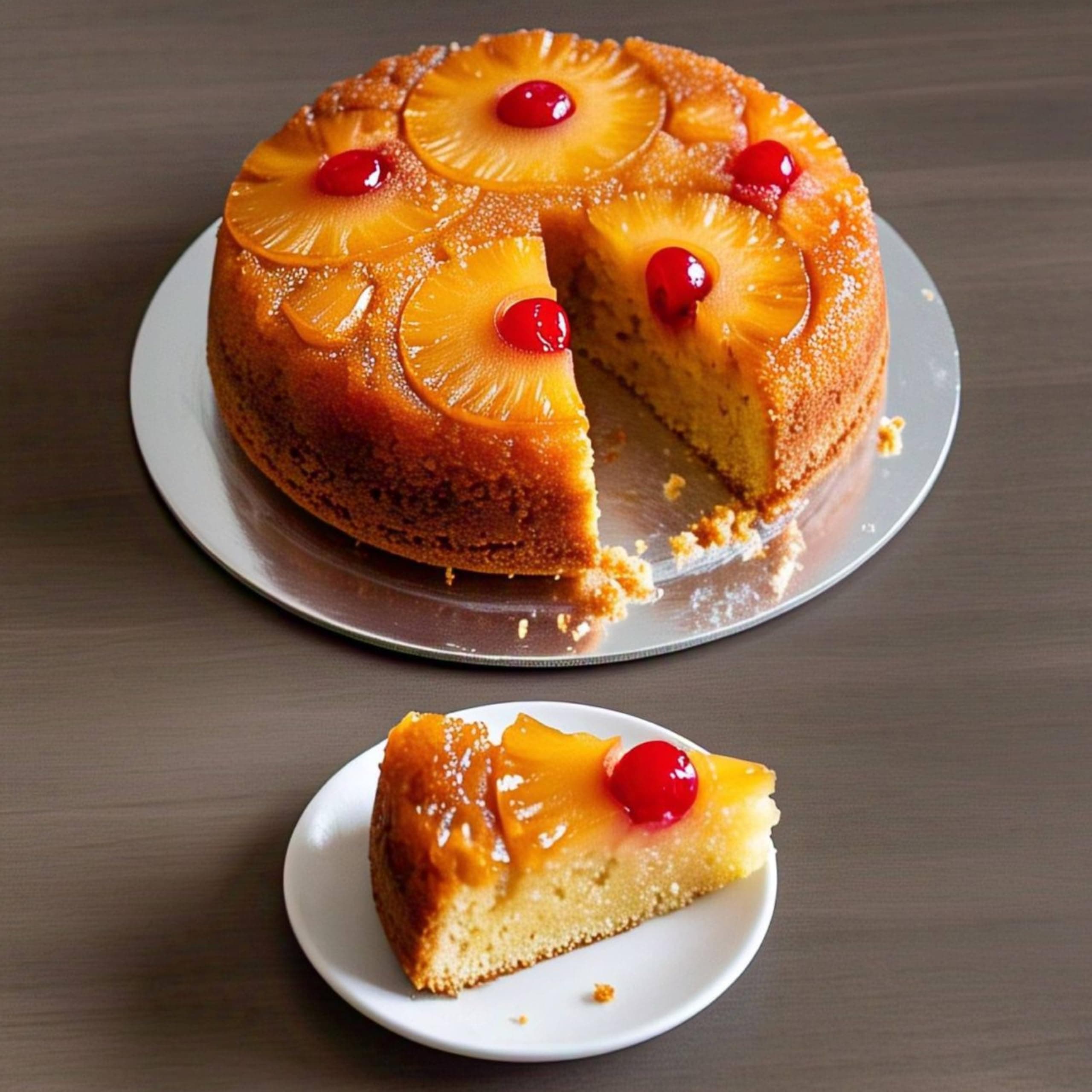 Sugar Free Pineapple Upside Down