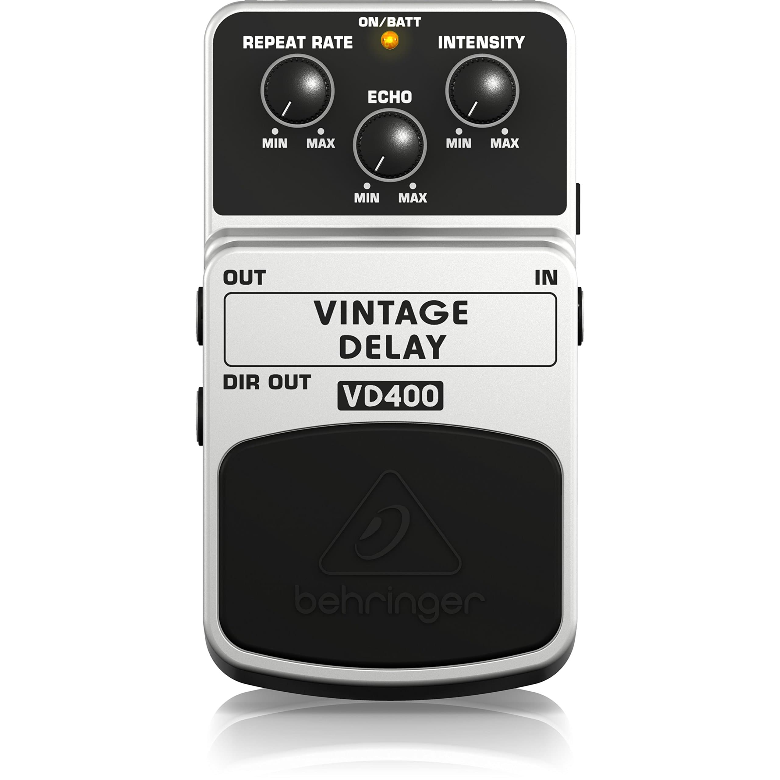 Behringer VINTAGE DELAY VD400 Vintage Analog Delay Effects Pedal, White