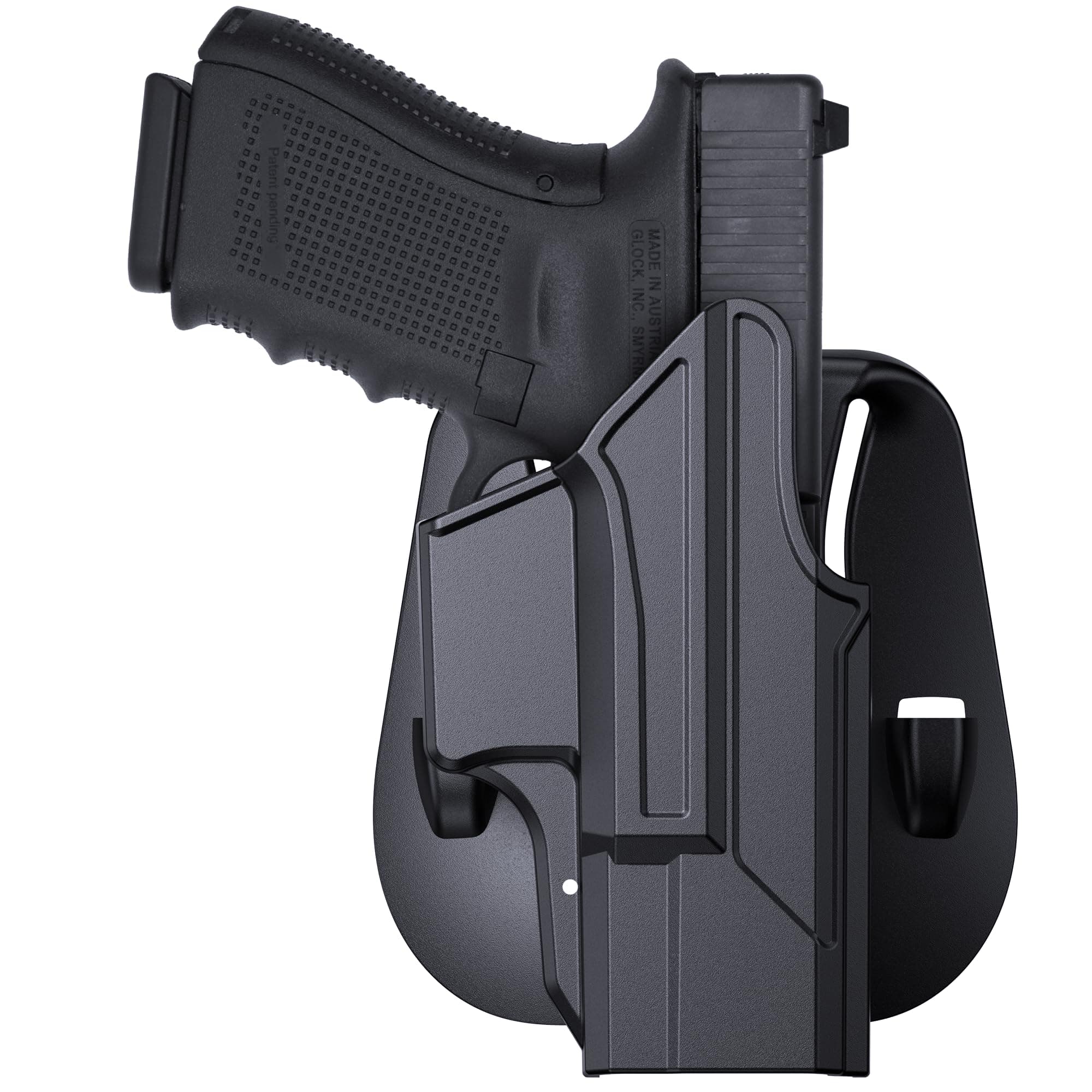 OWB Thumb Release Holster for Glock 19/19X/45 (Gen 1-5) & 23/32 (Gen 3-4) | T...