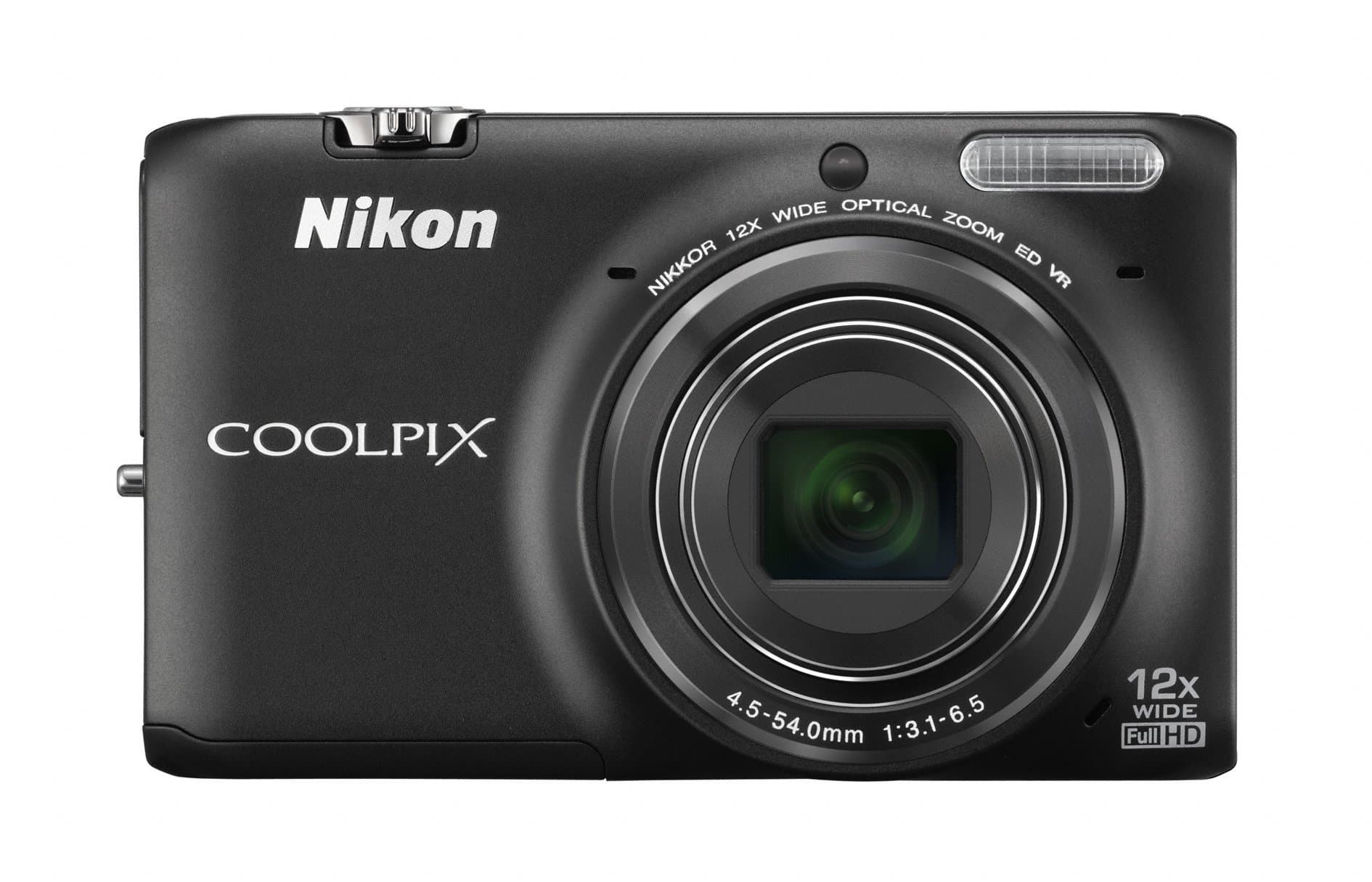 Nikon COOLPIX S6500 16 MP Digital Camera with 12x Zoom and Built-In Wi-Fi (Black)