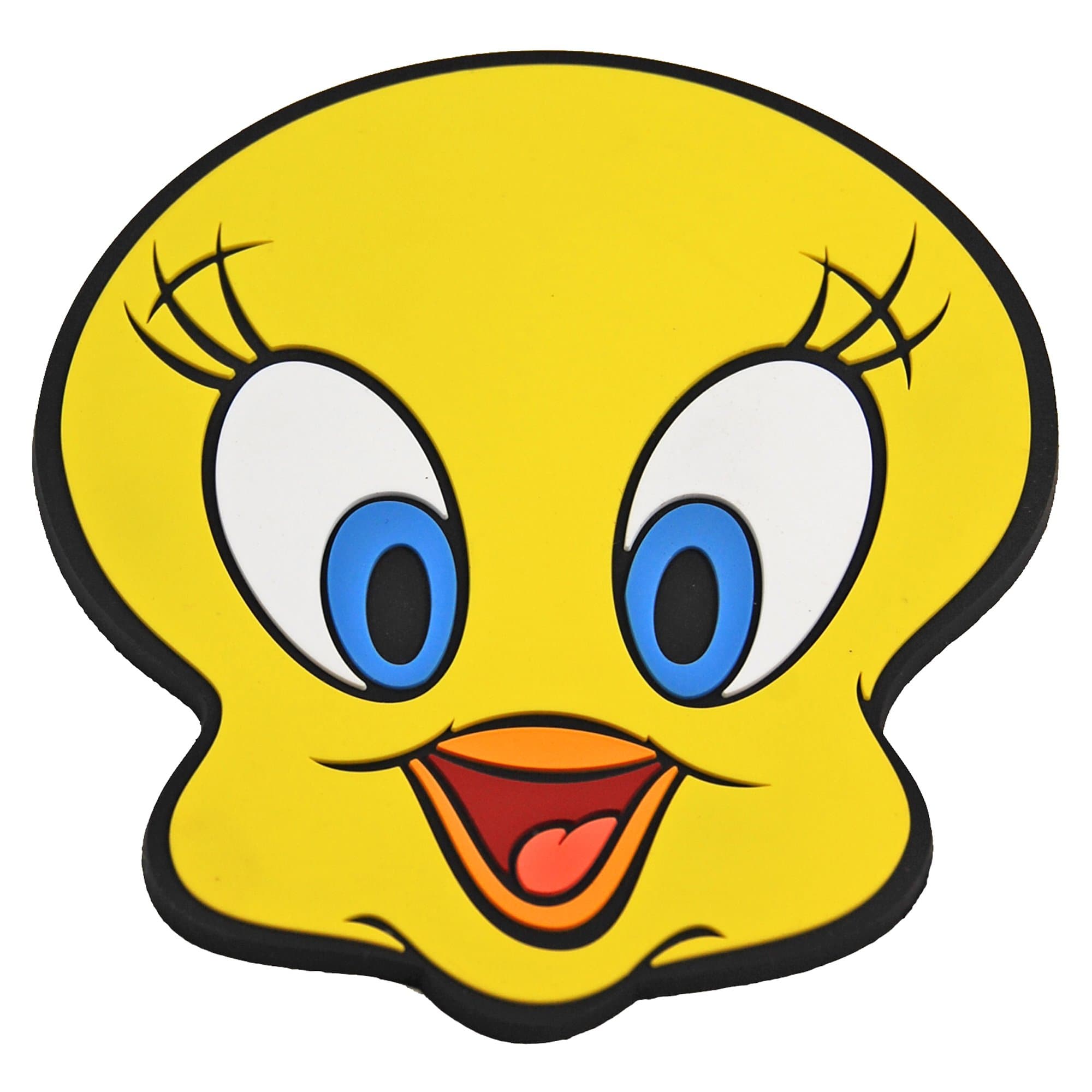 Tweety Pie Drinks Coaster - Looney Tunes Bright Yellow