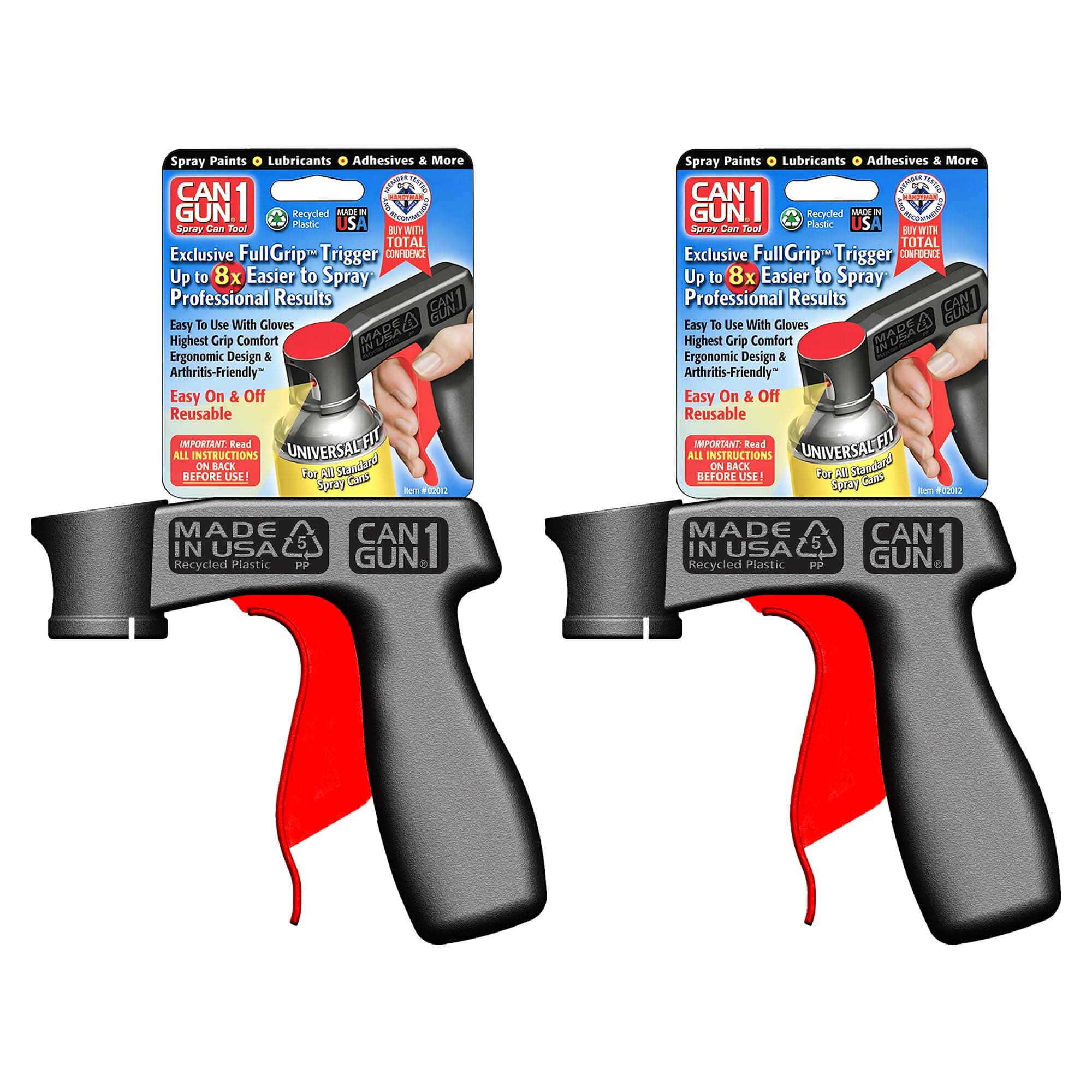 Can-Gun1 2012 缶用のプレミアムな道具 エアゾールスプレー 2 Pack 20122PK 2