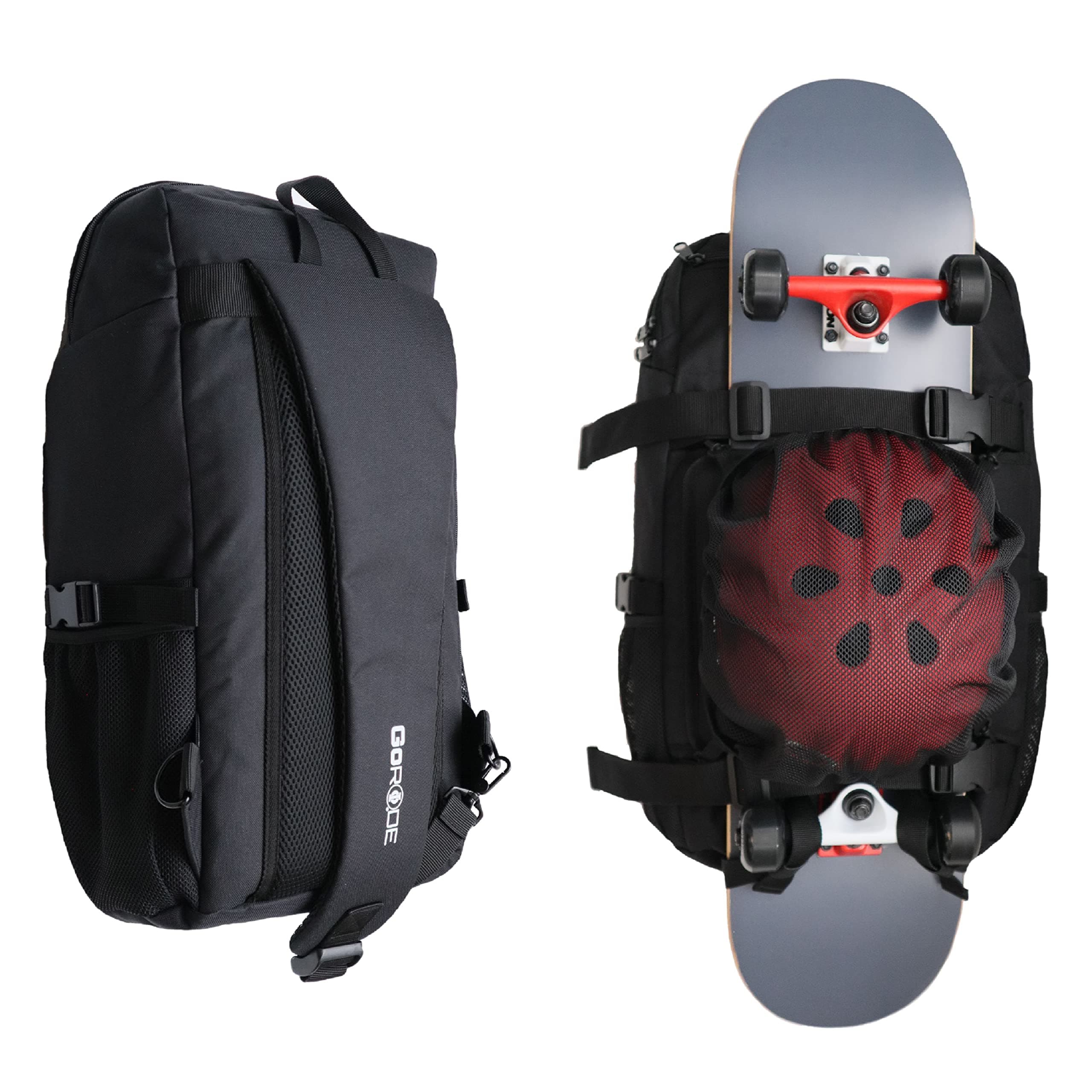 Sling Single Strap Electric Longboard Skateboard Backpack Bag Carrier with Laptop Holder