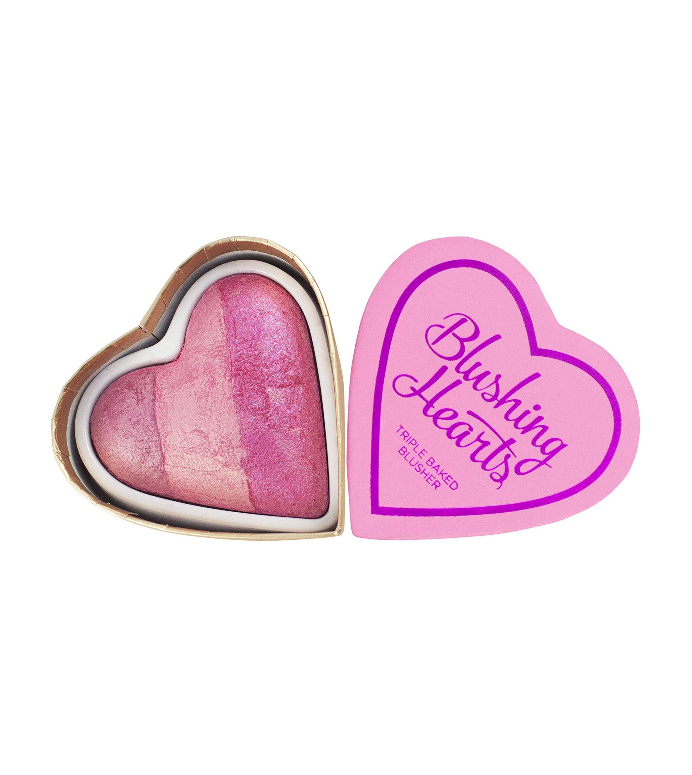 MAKEUP REVOLUTION Blushing Heart Blusher, Highlight, 0.3 oz (10 g) (x1)