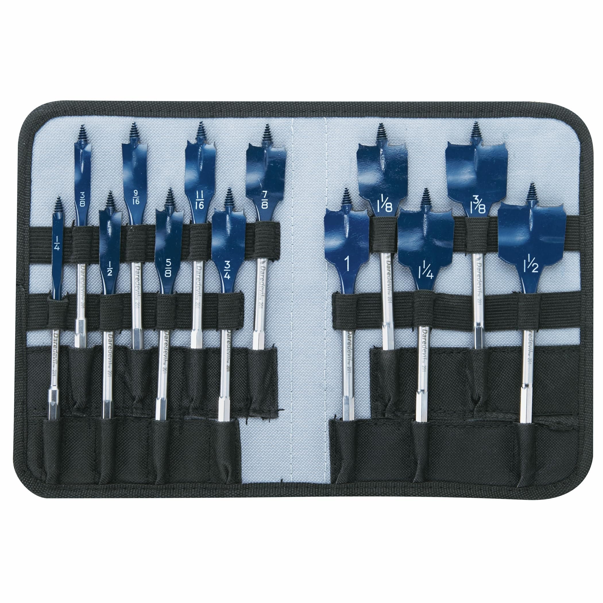 BOSCH (Universally Compatible Accessory) DSB5013P 13-Piece Daredevil Spade Bit Set in Pouch