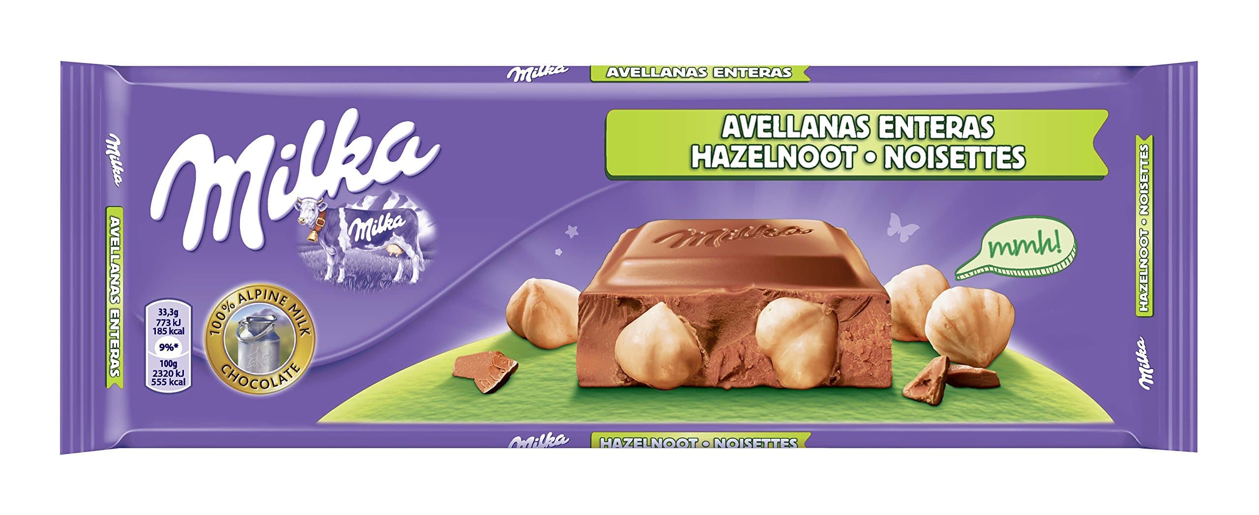 Mondelez Milka Whole Hazel Nuts Chocolate, 300g