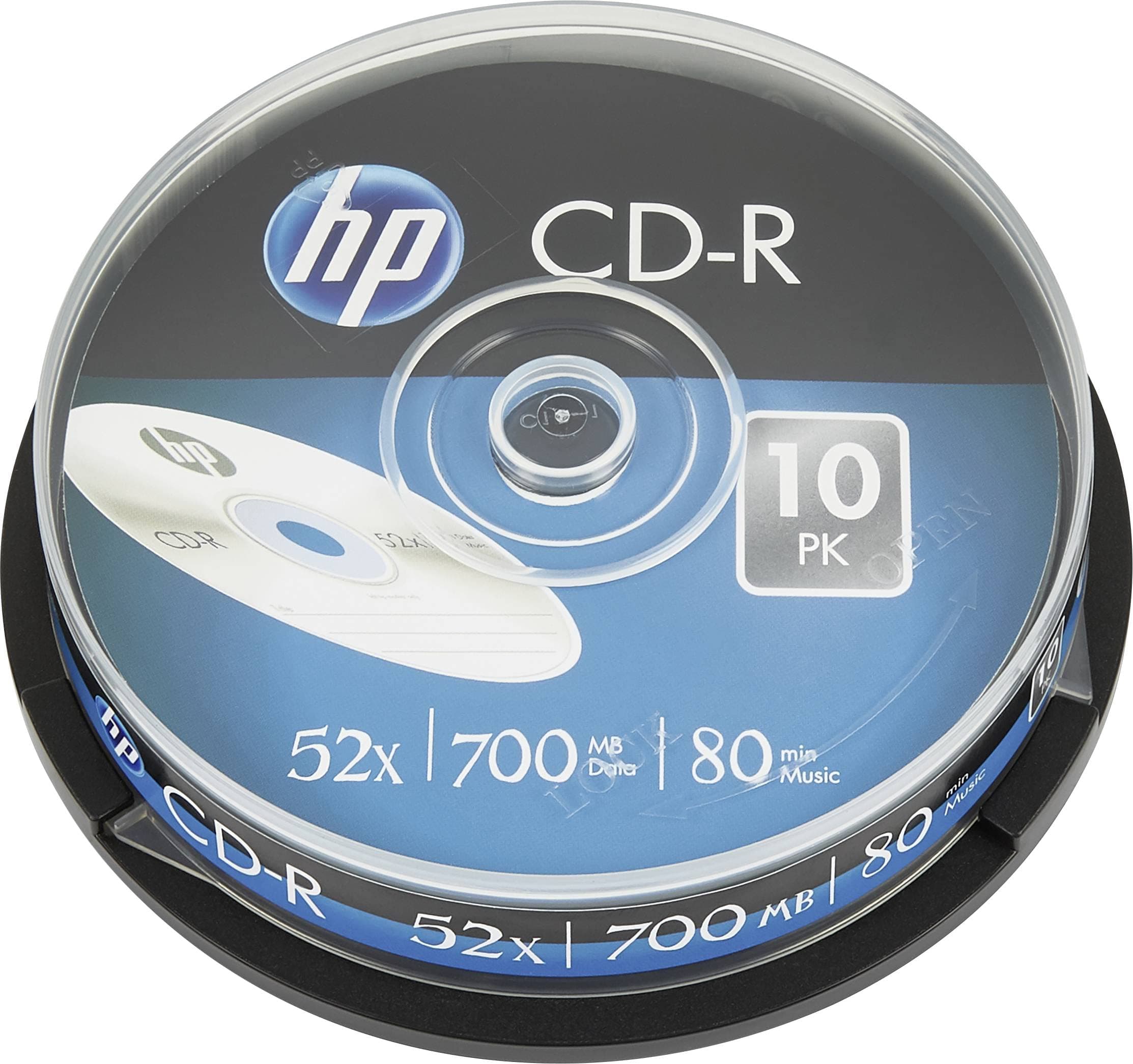 CD-R 700MB Premium Professional Recordable Blank Compact Disc 52x Speed (Pack of 10 Cake Box)