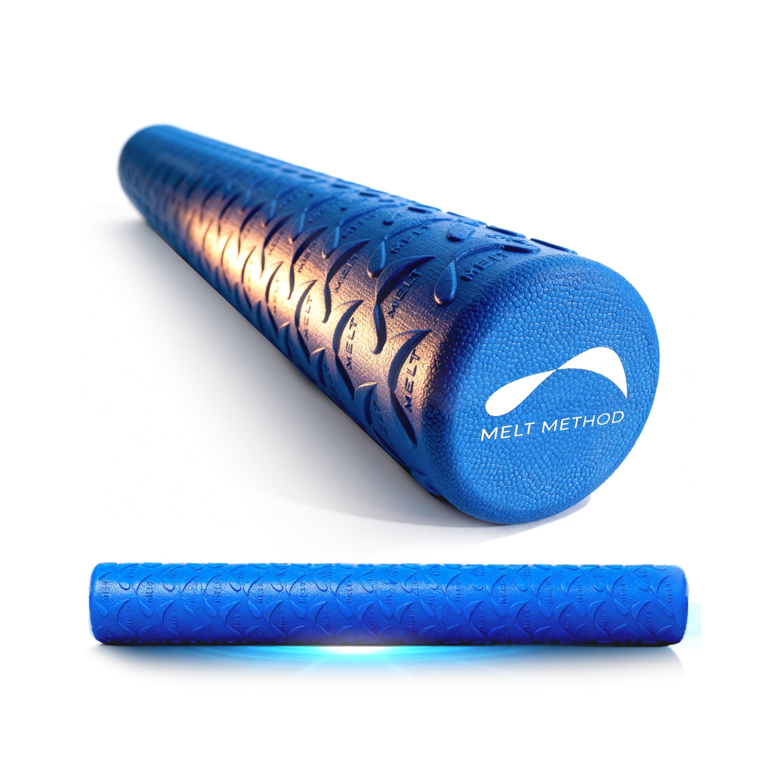 36 Inch Soft Foam Roller for Physical Therapy and Exercise Recovery - FasciaTherapy Technology - Low Density Exercise Foam Roller for Full Body Gentle Compression - Blue