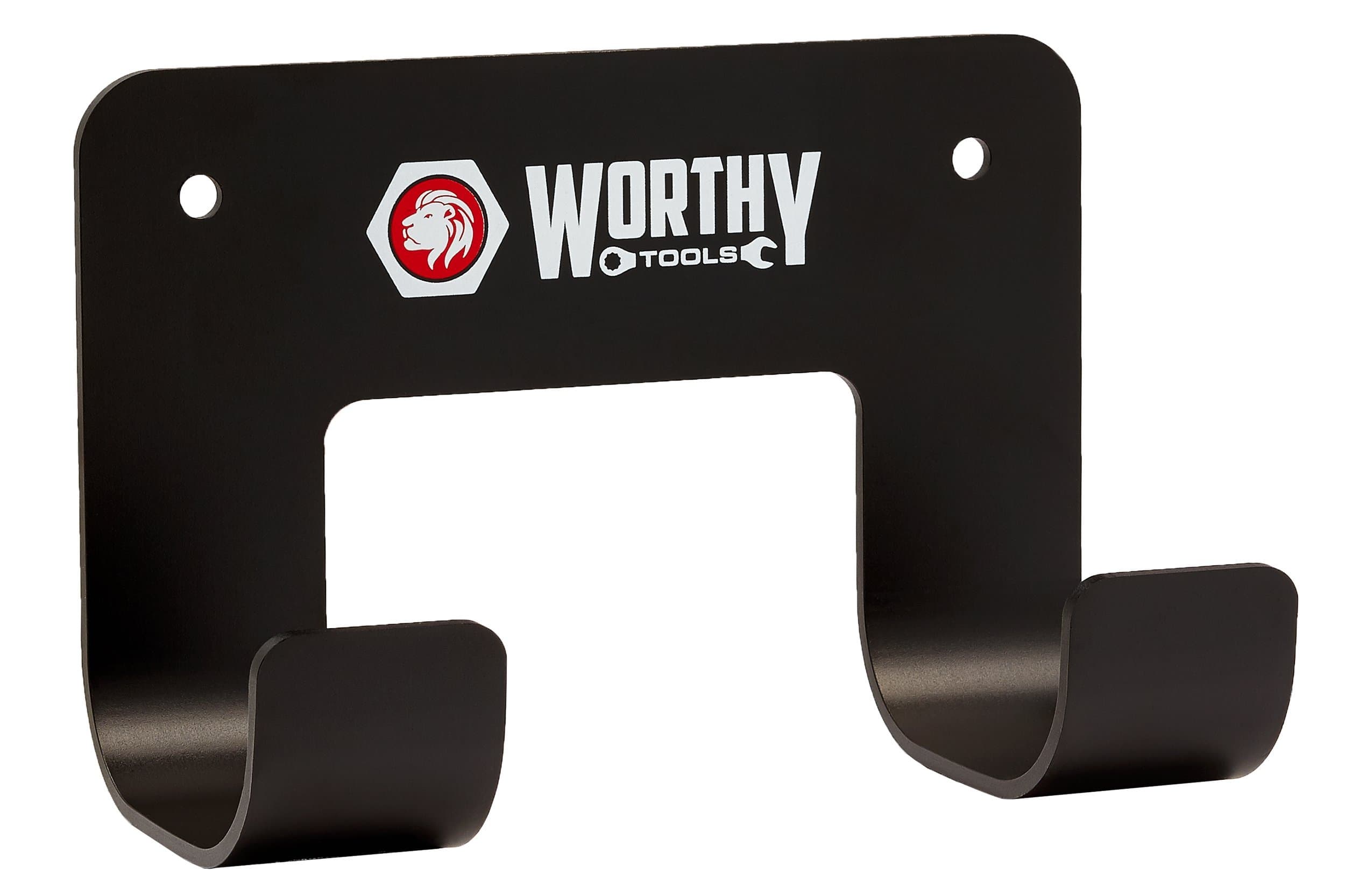 Cordless Drill Tool Holster, Wall Mounted Organizer, Heavy Duty, Utility J Hook, By Worthy Tools (1 Pack)