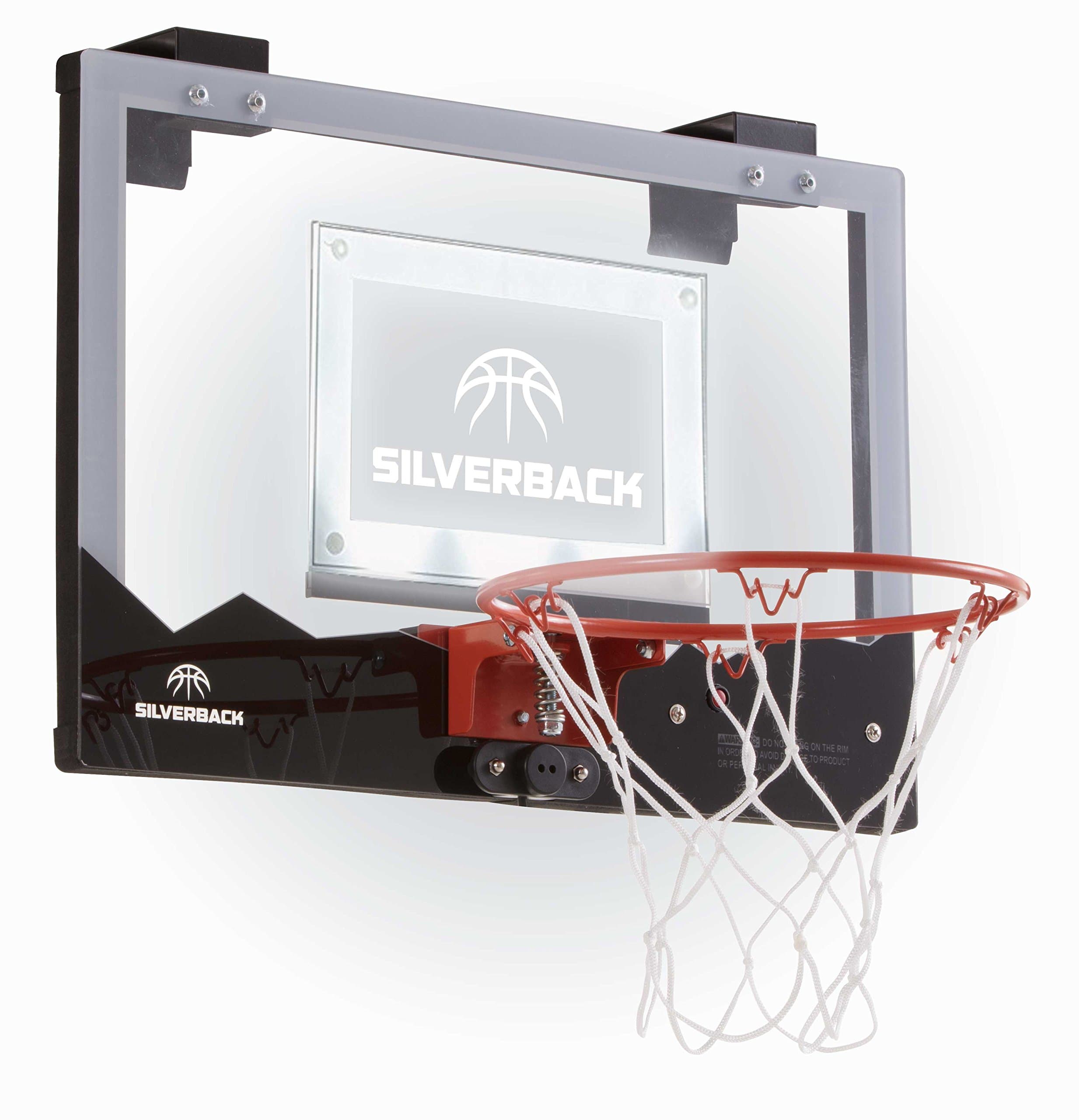Silverback LED Mini Basketball Hoop Set, 18" or 23"