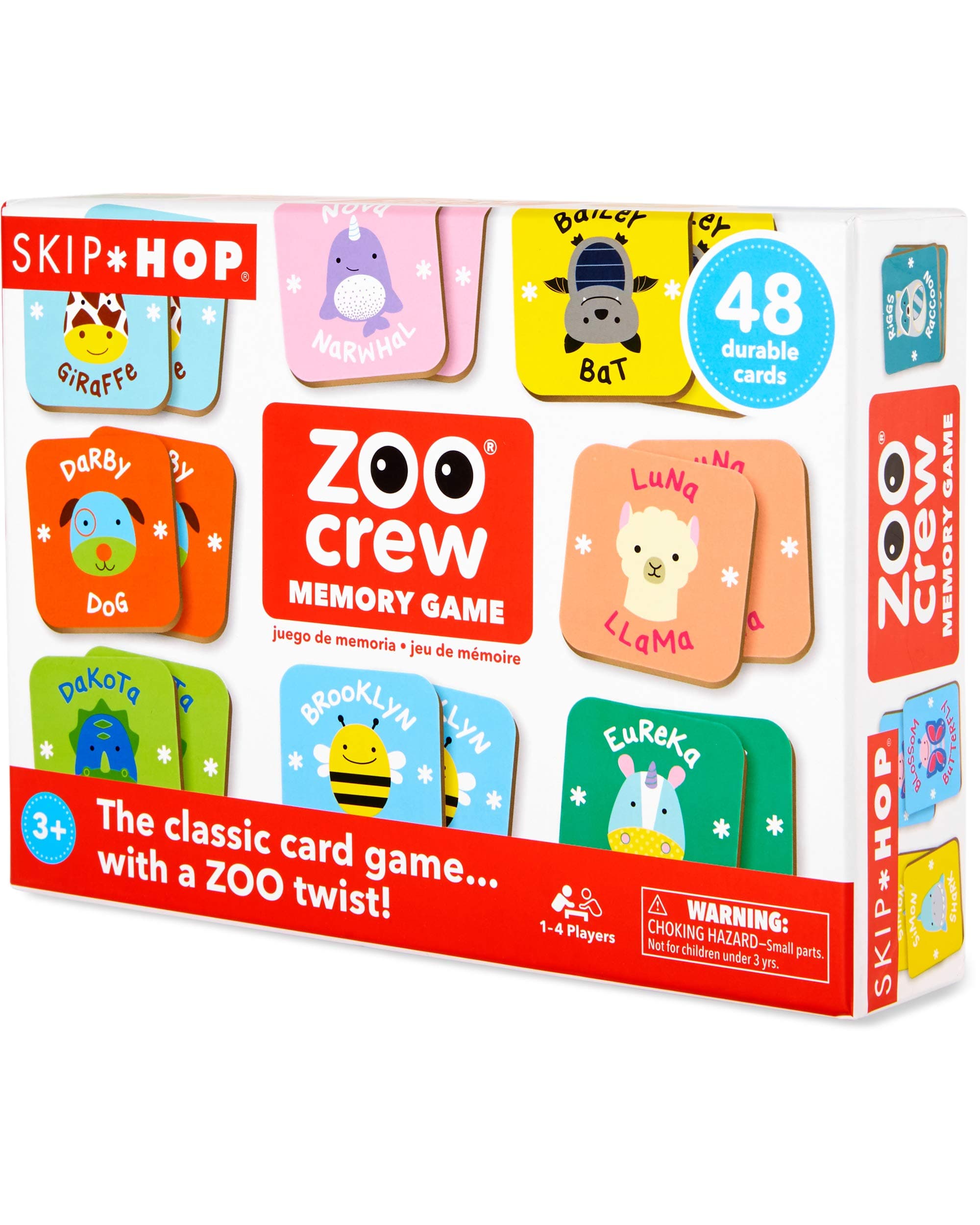 Skip Hop Toddler Memory Game, Zoo Crew