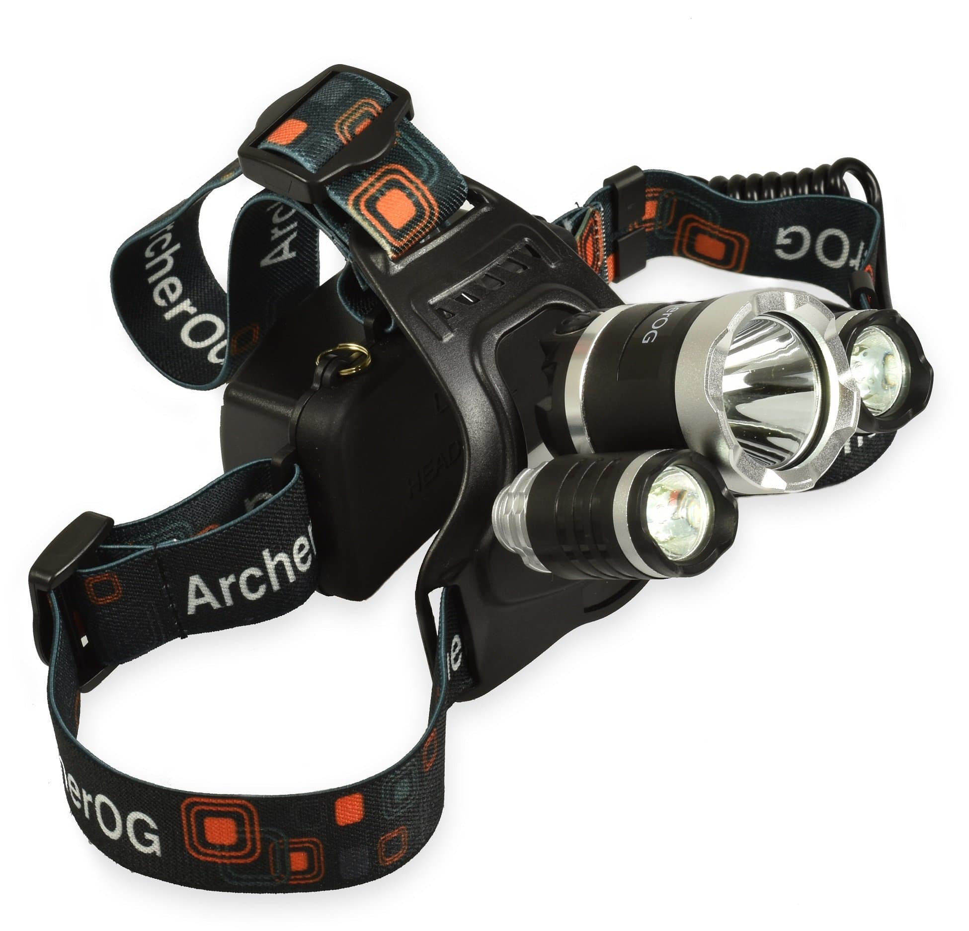 ArcherOG LED Headlamp - Rechargeable, Lightweight & Waterproof featuring 4 lighting modes