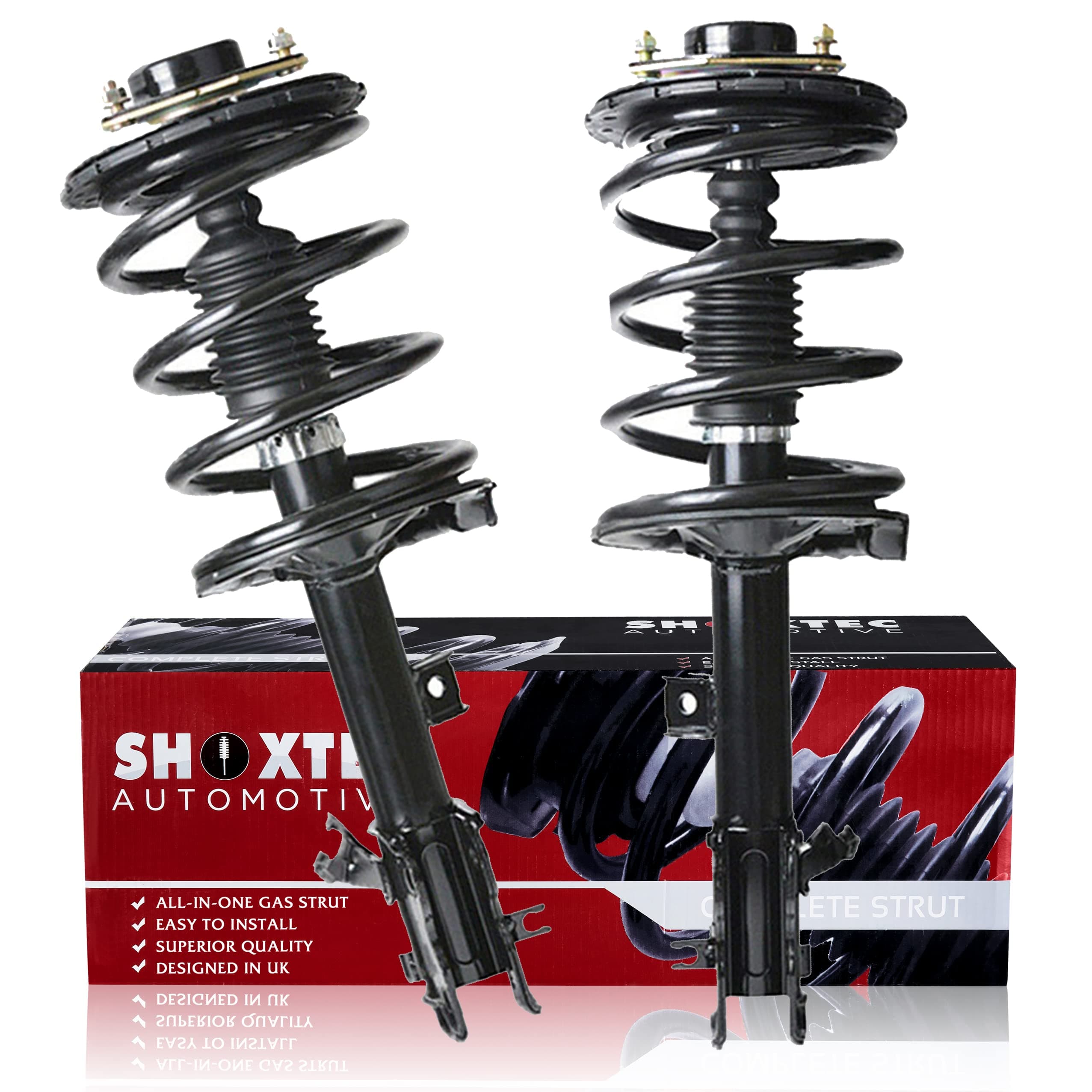Shoxtec Front Pair Complete Struts Assembly Replacement for 2003-2007 Nissan Murano Coil Spring Assembly Shock Absorber kits Repl. Part No.172268 172267