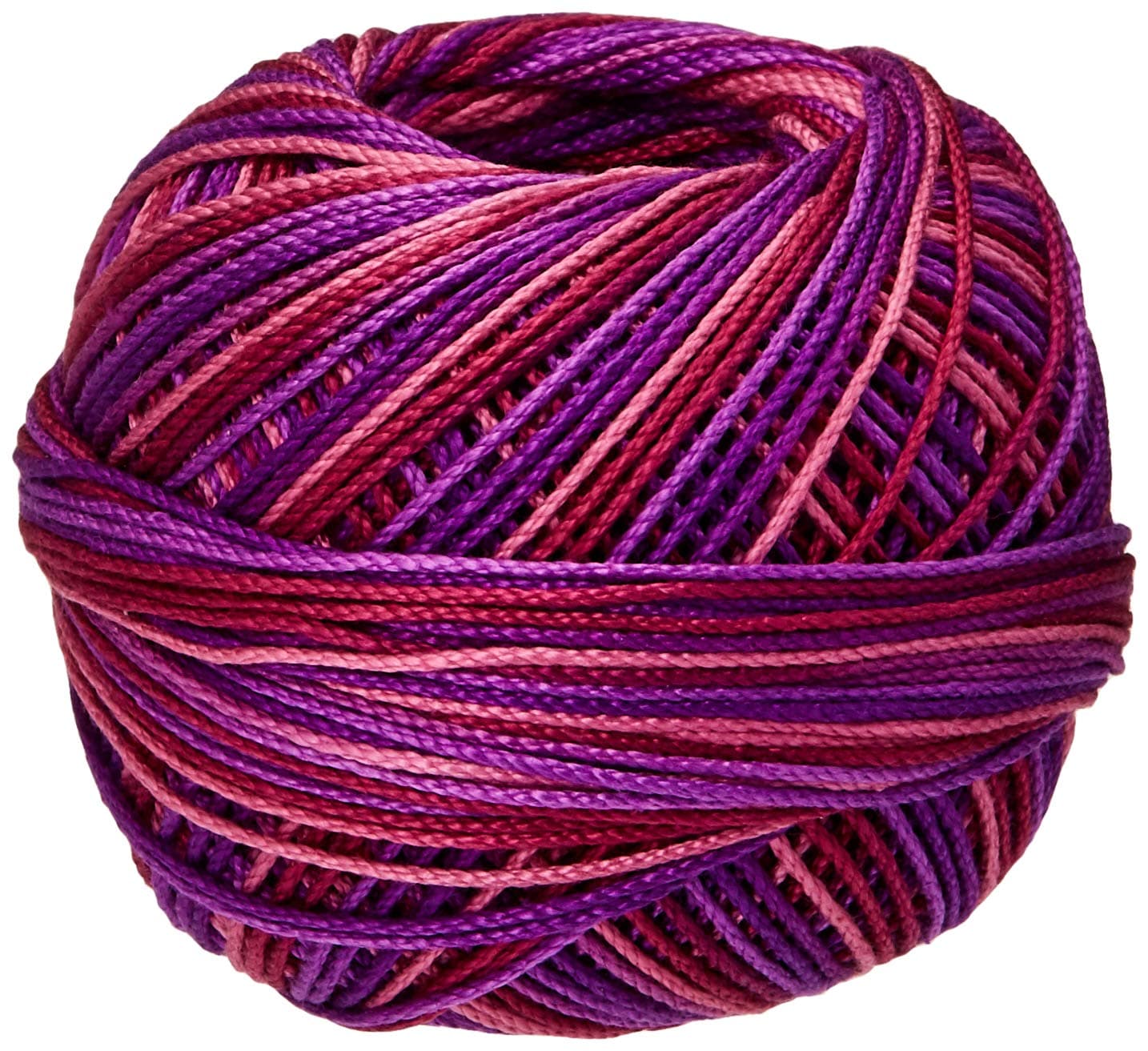 Handy Hands Lizbeth Cordonnet Cotton Size 3-Grape Pomegranate, Other, Multicoloured, 5 x 12.06 x 13.97 cm