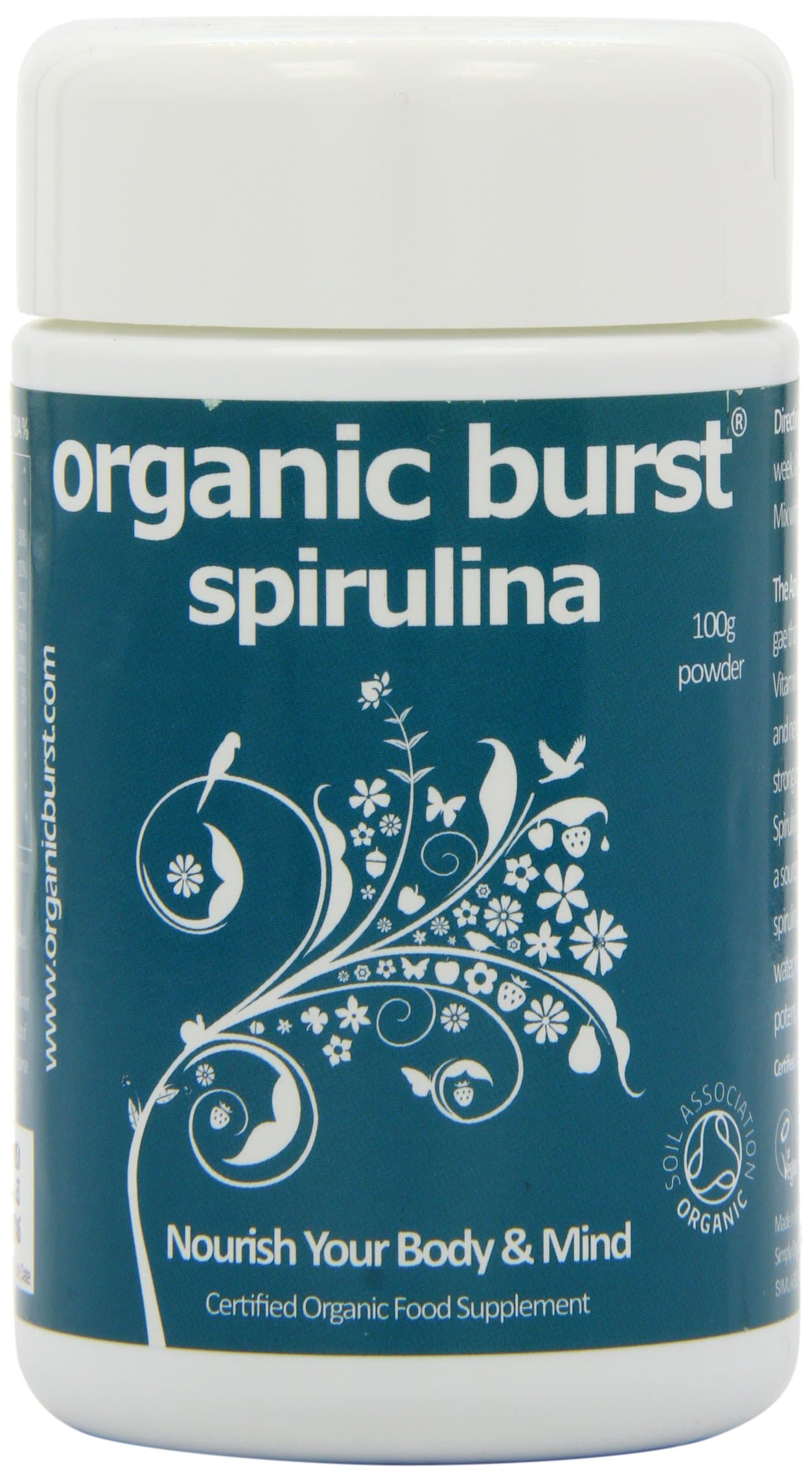Organic Burst Spirulina Powder 100g