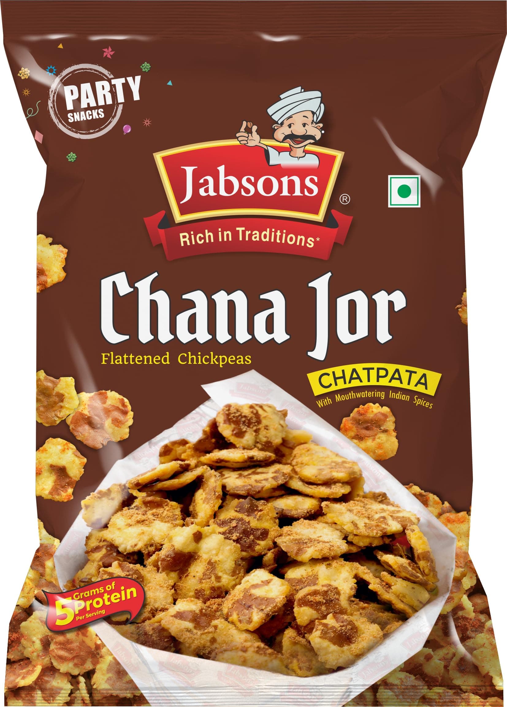 Jabsons Fried namkeen Chanajor 160gm