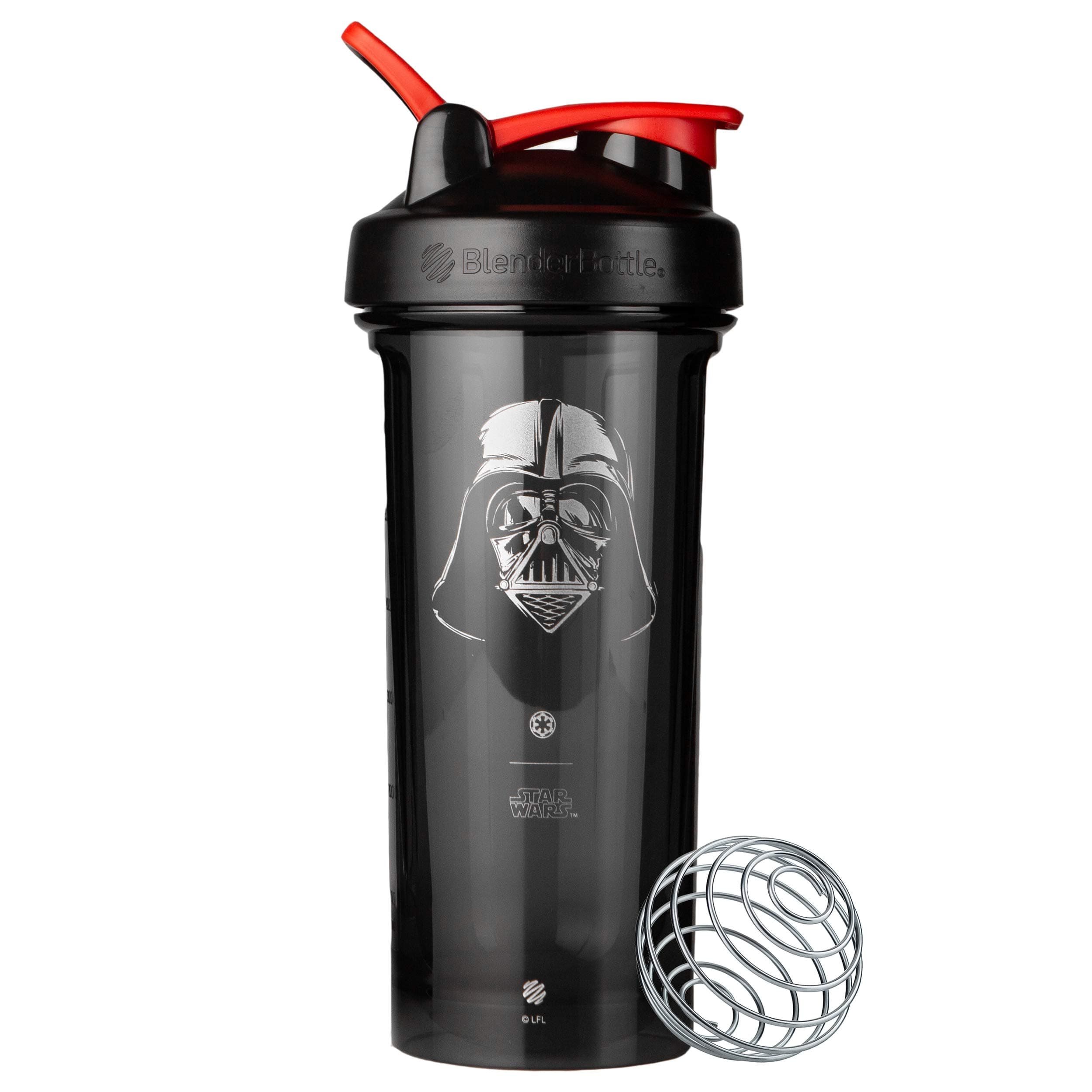 Blender Bottle Star Wars Shaker Pro Series Perfect for Protein Shakes and Pre Workout, 28-Ounce, Darth Vader Helmet