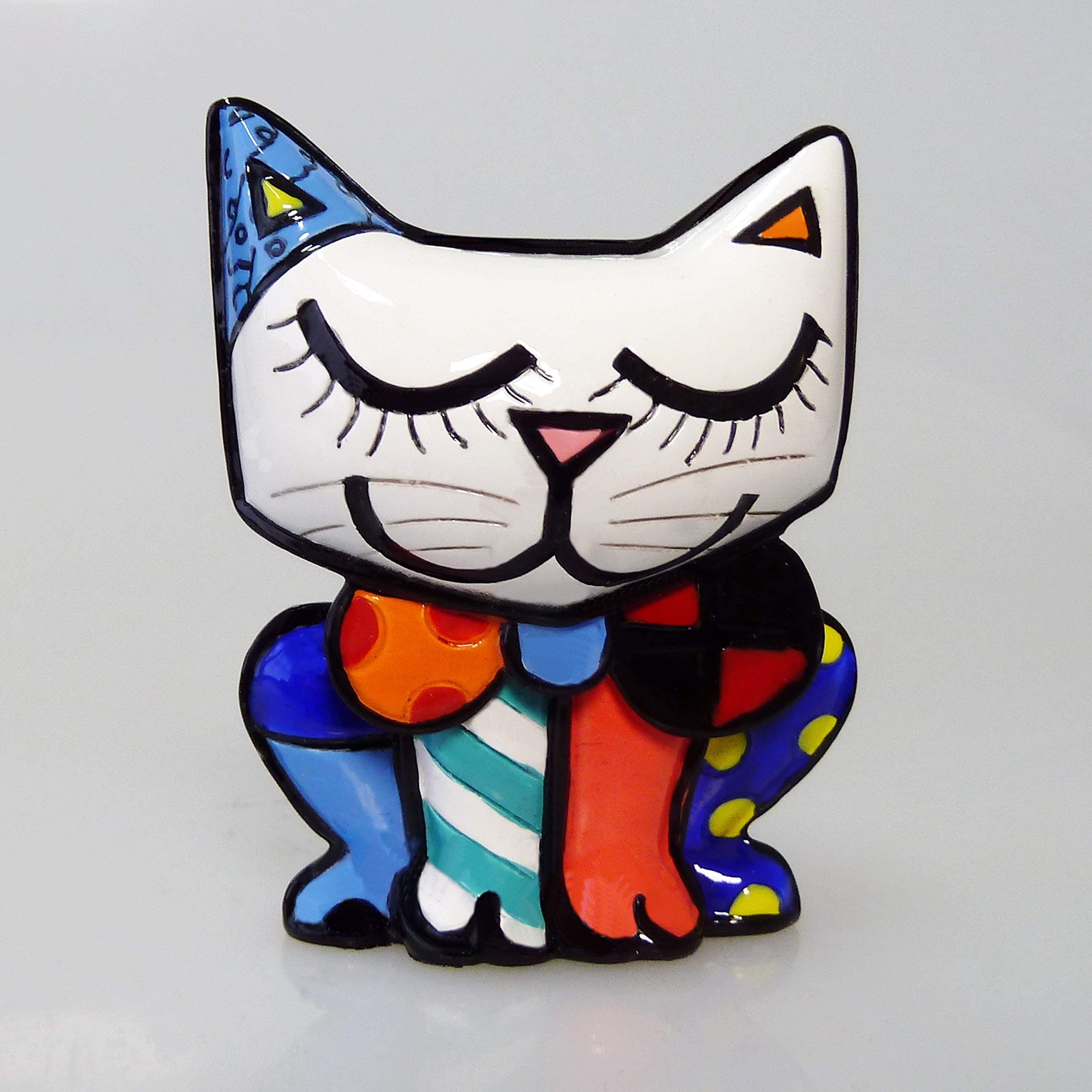 Romero Britto Mini New Cat Figurine