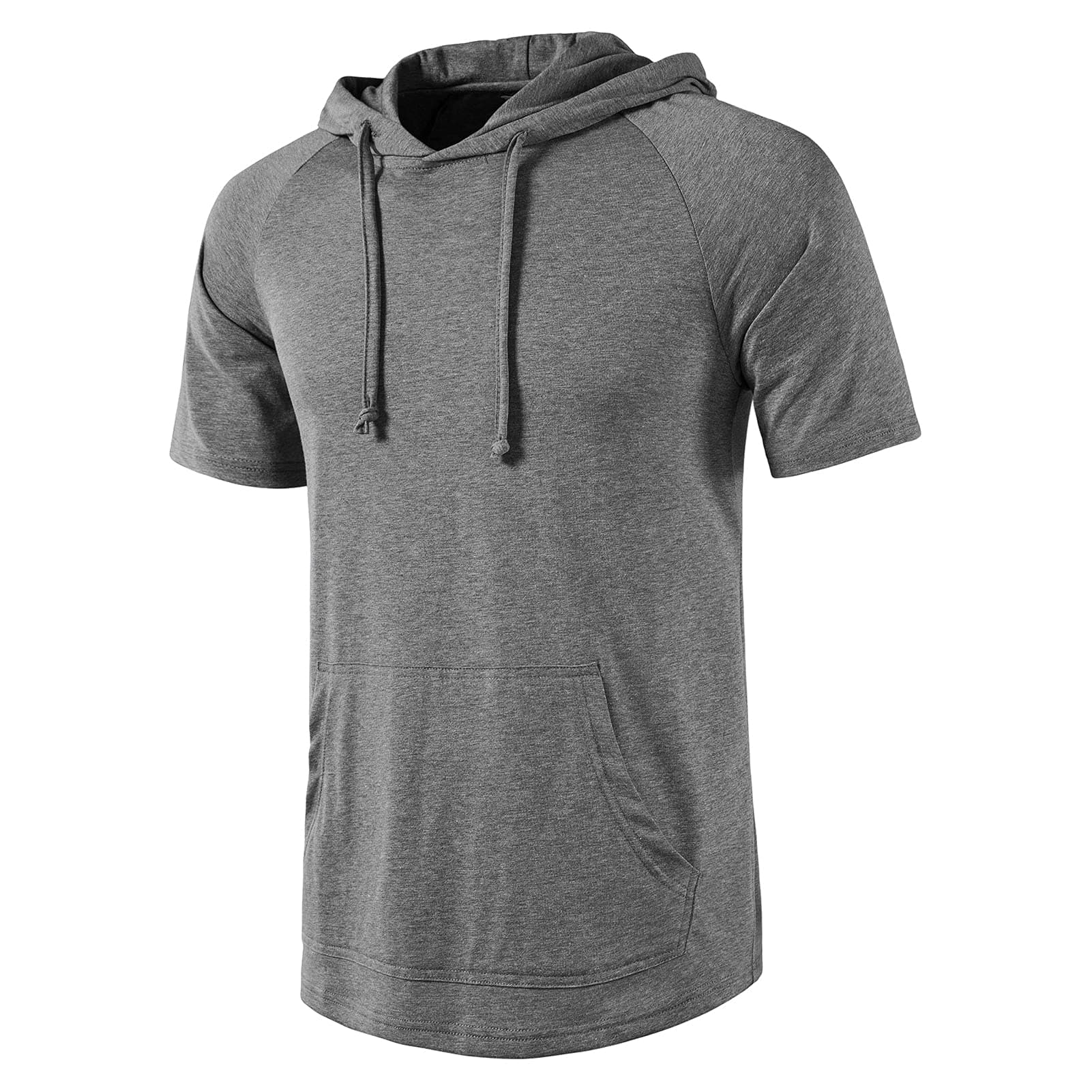 SIR7 Men's Gym Workout Active Long Sleeve Pullover Lightweight Hoodie Casual Hooded Sweatshirts