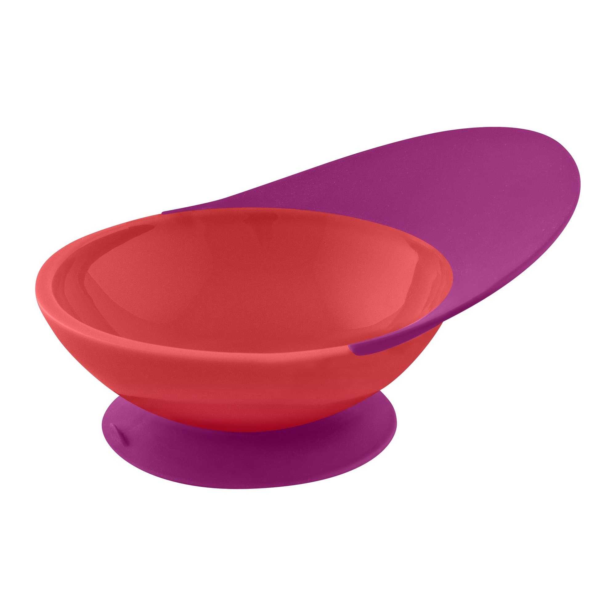 Catch Bowl with Spill Catcher, Pink/Purple