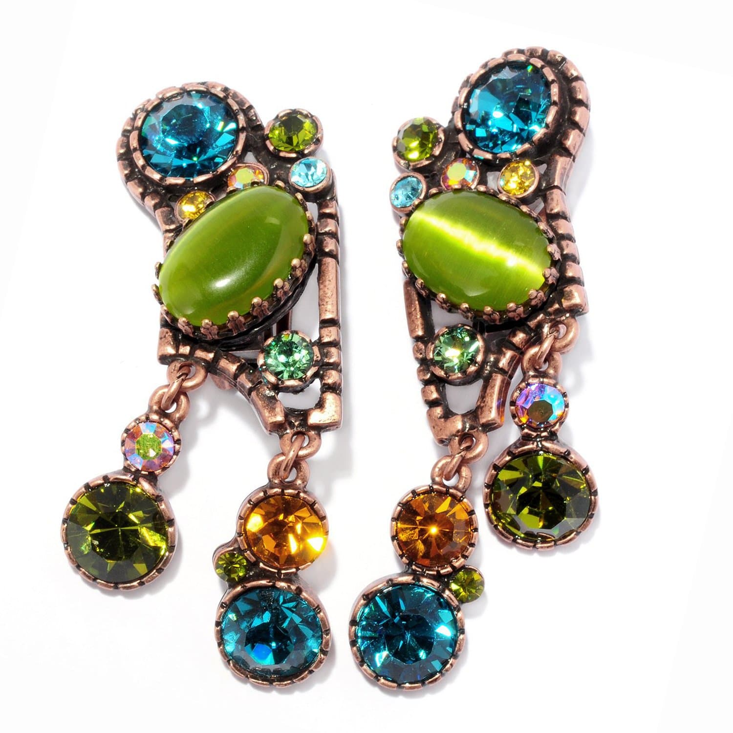 Jellybean Jazz Clip Earrings