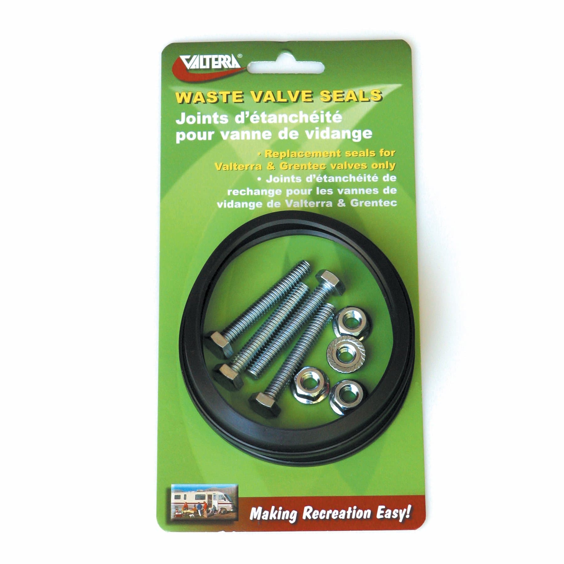 ValterraT1003-7VP 3" Replacement Seal with Hardware, (Set of 2), Black