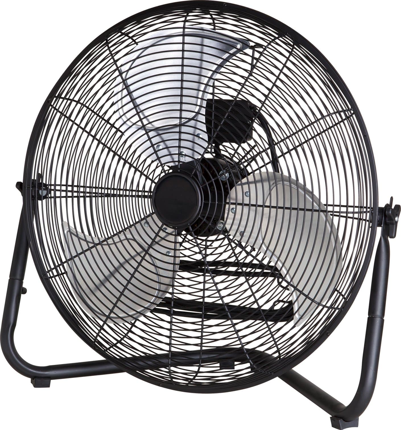 PMX 20" High Velocity Floor Fan, Metal, Black (Black)