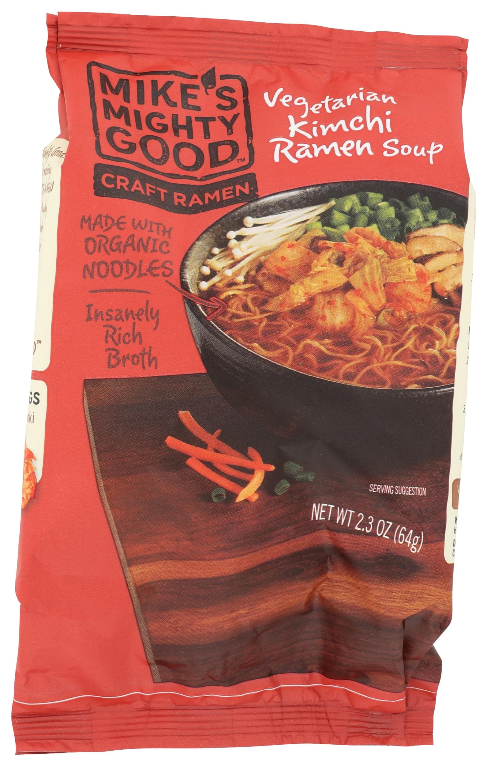 Mikes Mighty Good, Soup Ramen Kimchi, 2.3 Ounce