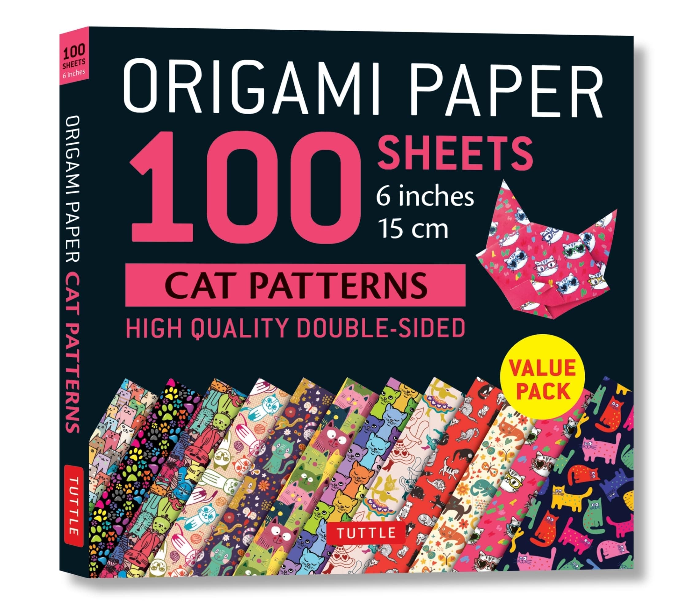 Origami Paper 100 sheets Cat Patterns 6 (15 cm): Tuttle Origami Paper: Double-Sided Origami Sheets Printed with 12 Different Patterns: Instructions for 6 Projects Included Loose Leaf – Illustrated, 12 Mar. 2019