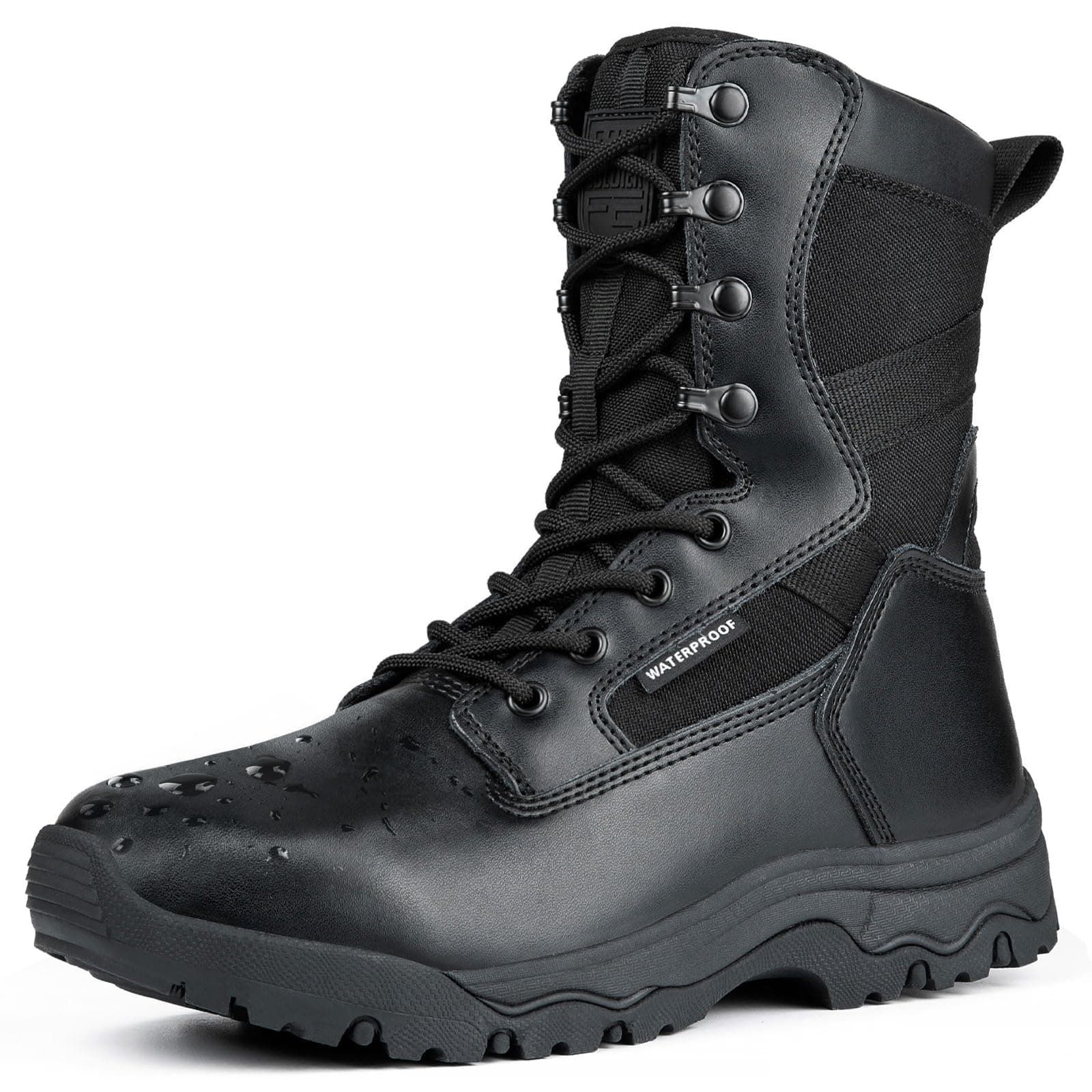 Men's Work Tactical Boots 8 Inches Lightweight Combat Boots Durable Suede Leather Military Boot Desert Boot