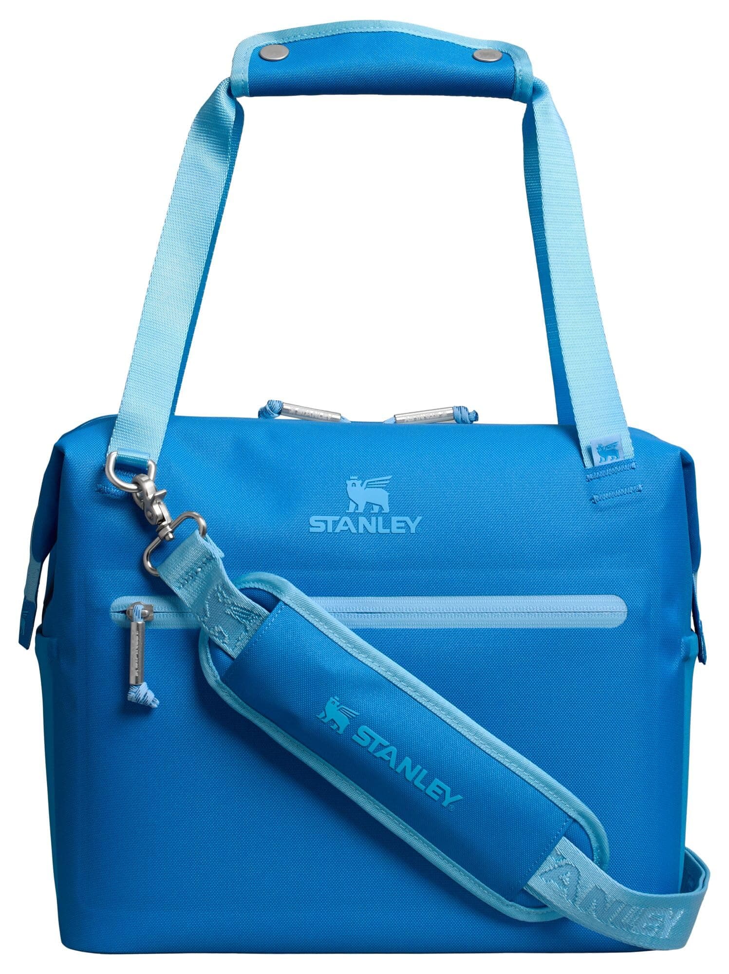 STANLEY All Day Julienne Midi Soft Cooler Bag and Lunch Box 12 Quarts | 20 Can Cooler with Handles and Strap | Stays Cold for Hours | Insulated Travel Bag with Zipper | BPA-Free | Azure