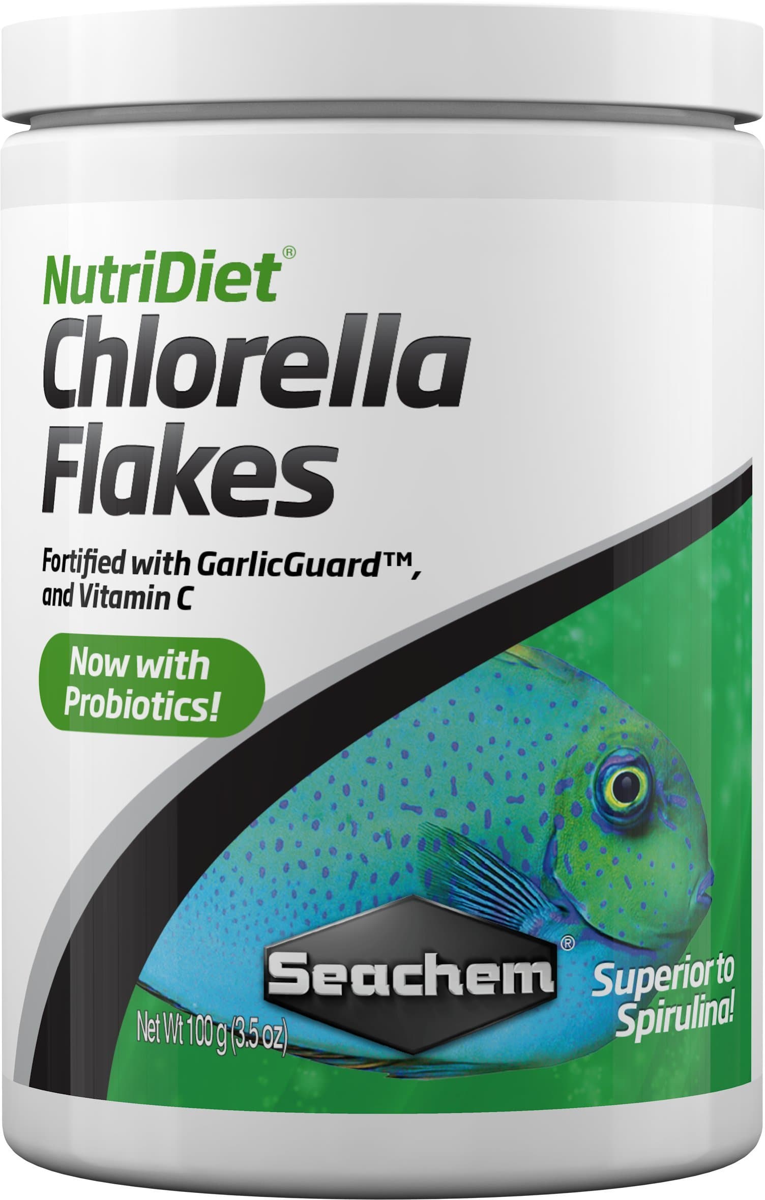 NutriDiet Chlorella Fish Flakes - Natural Probiotic Formula 100g