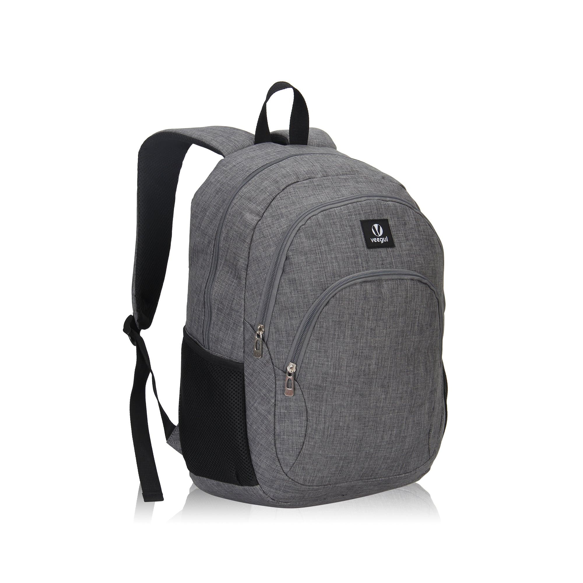 Veegul Cool Backpack Kids Sturdy Schoolbags Back to School Backpack for Boys Girls,Gray