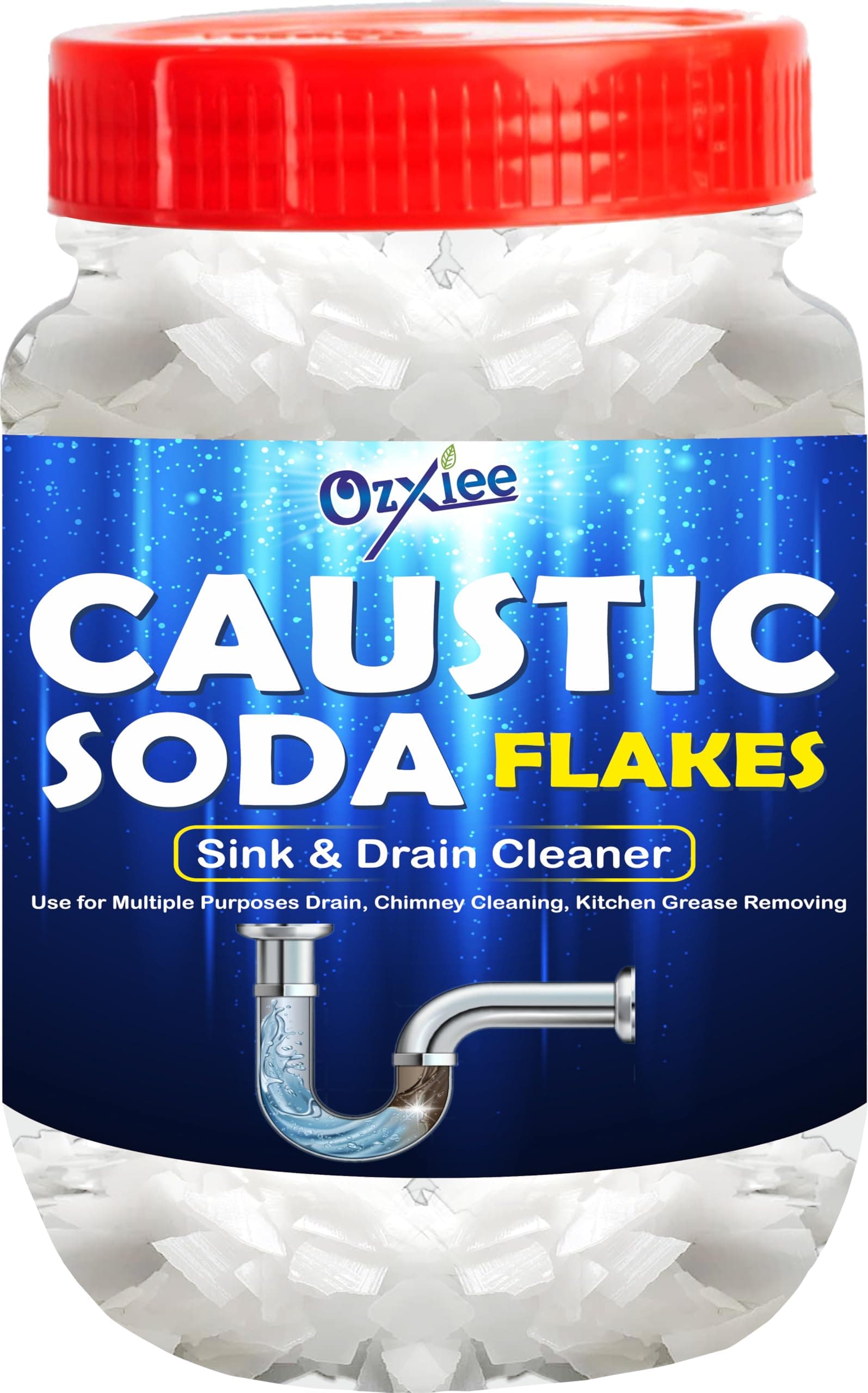 Caustic Soda (400g) Drain Cleaner, Chimney cleaner, Soap Making caustic Soda