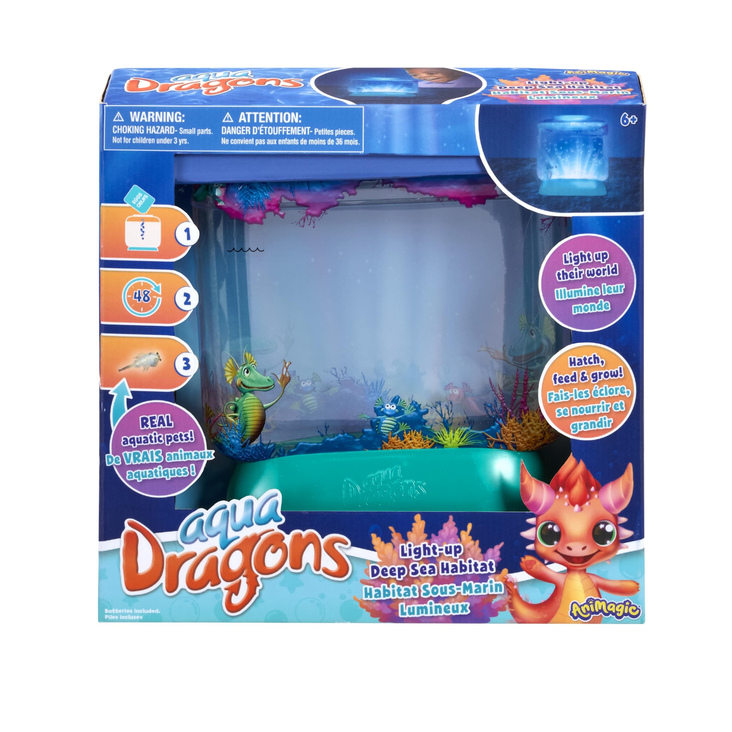 Animagic Aqua Dragons Light-Up Deep Sea Habitat