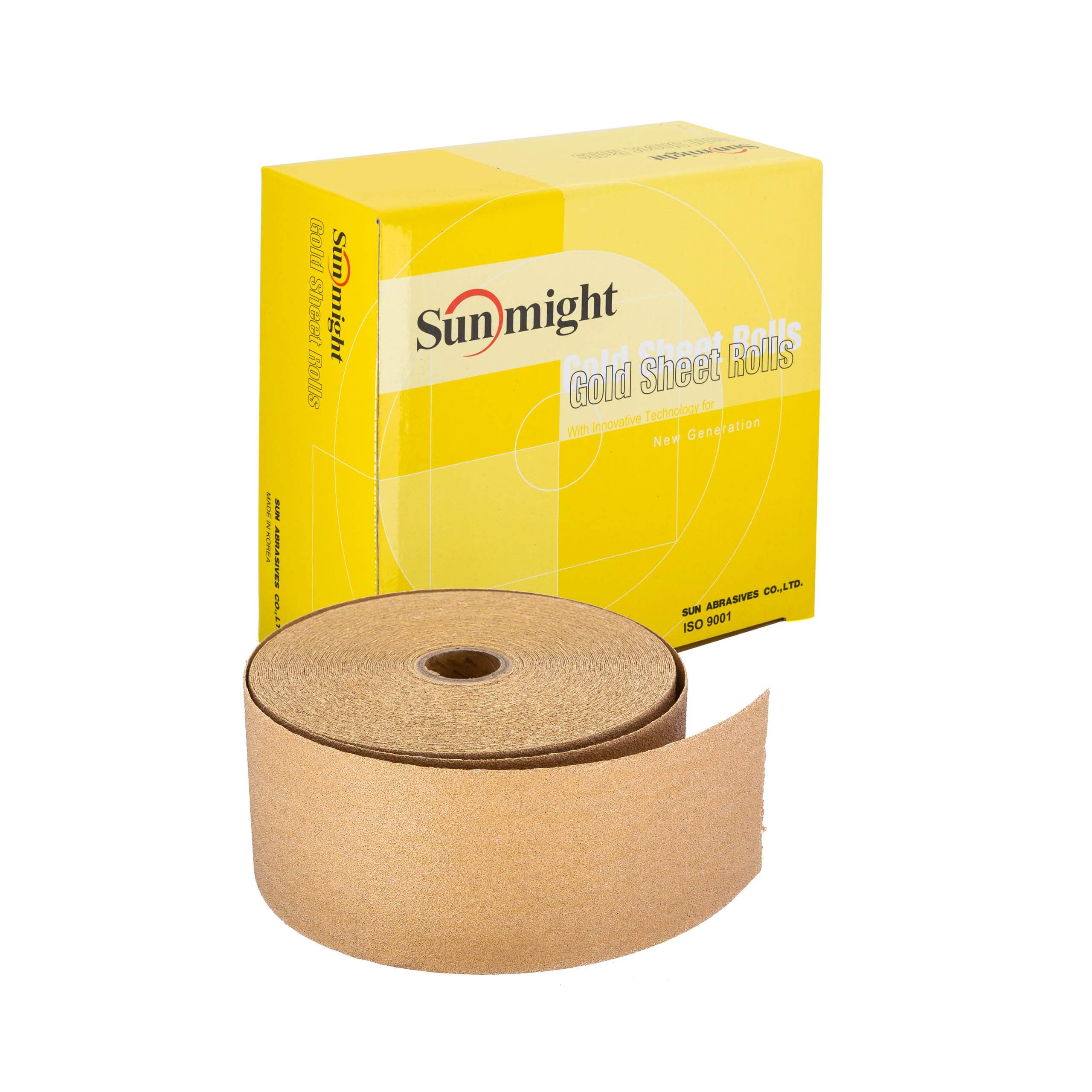 Sunmight 22210 2-3/4" x 25 yd 180 Grit PSA Sheet Roll