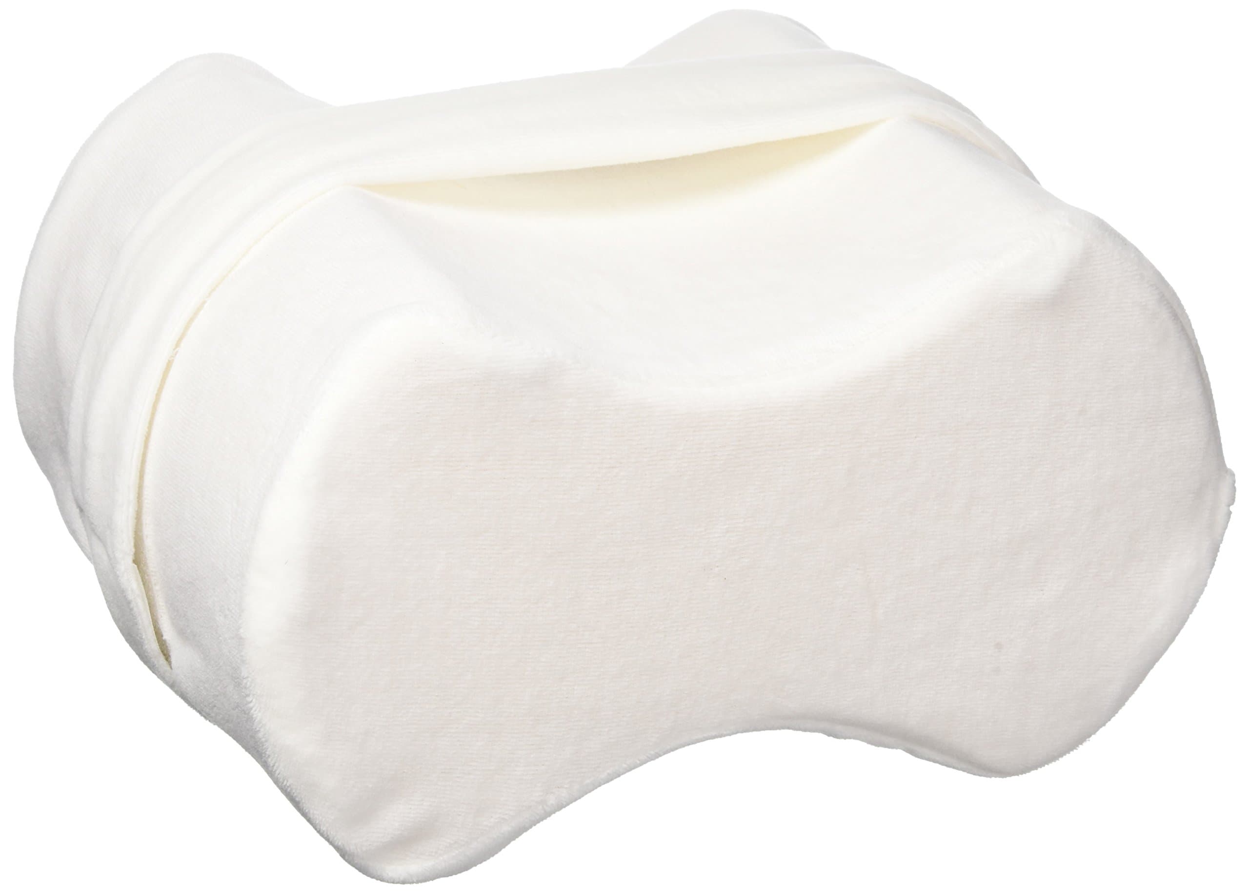 SilverRest Sleep Products Body Alignment Memory Foam Knee Spacer Pillow with Leg Securing Strap