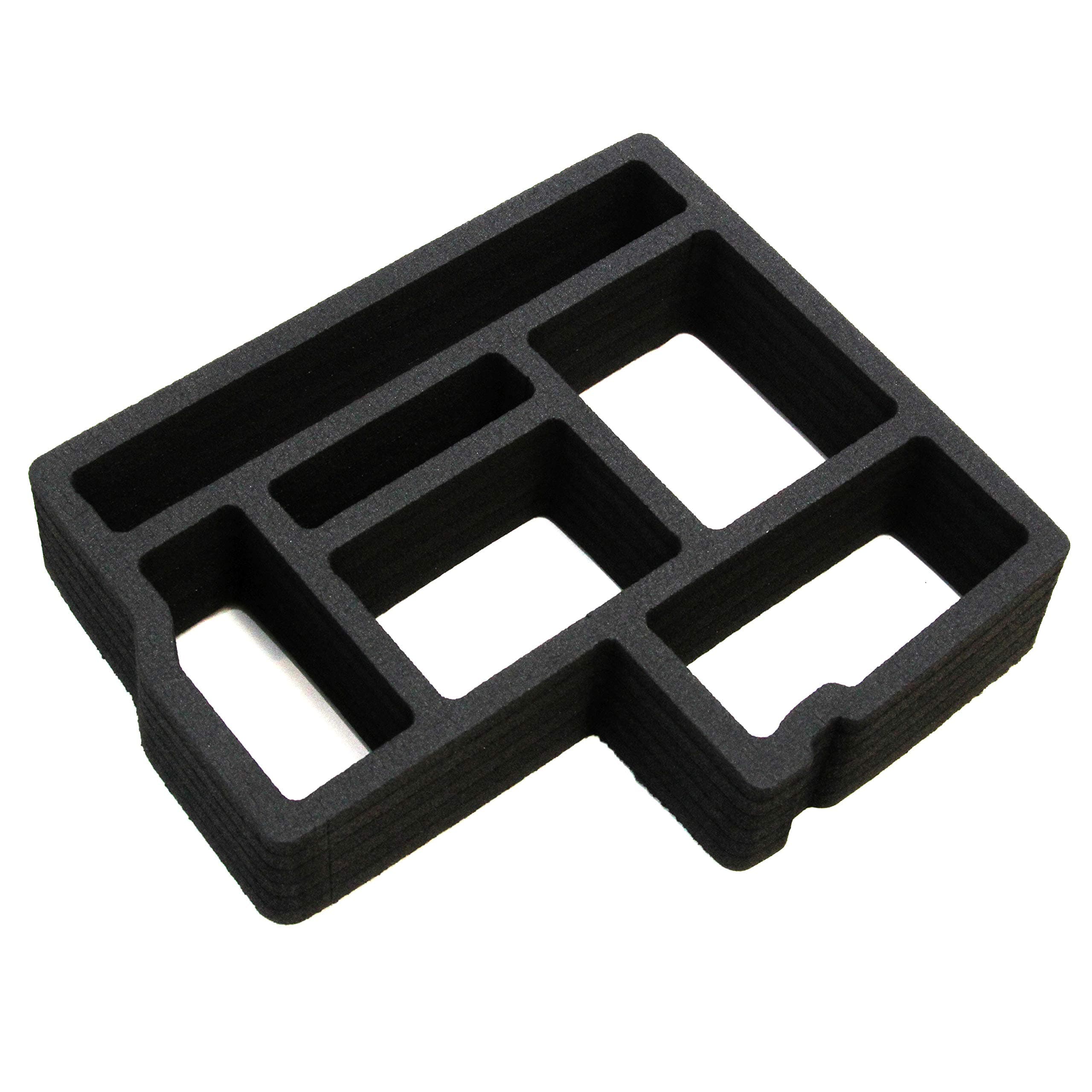 Red Hound AutoBlack Center Console Organizer 1 Piece Compatible with Dodge Ram 1500 2500 3500 2013 2014 2015 2016 2017 2018 for FOLD Down Console Only -