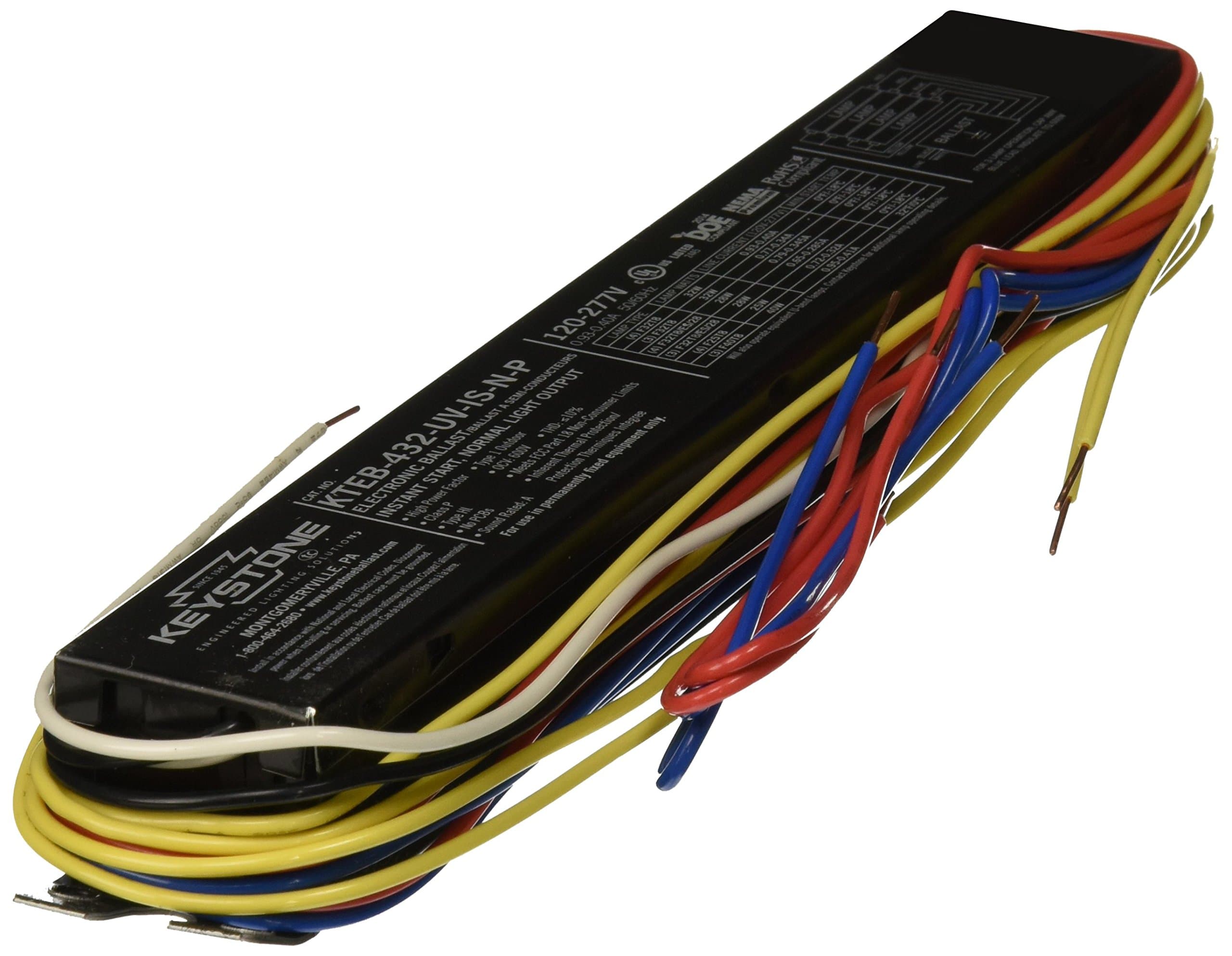 KTEB432UVISNP T8 Electronic Fluorescent Ballast